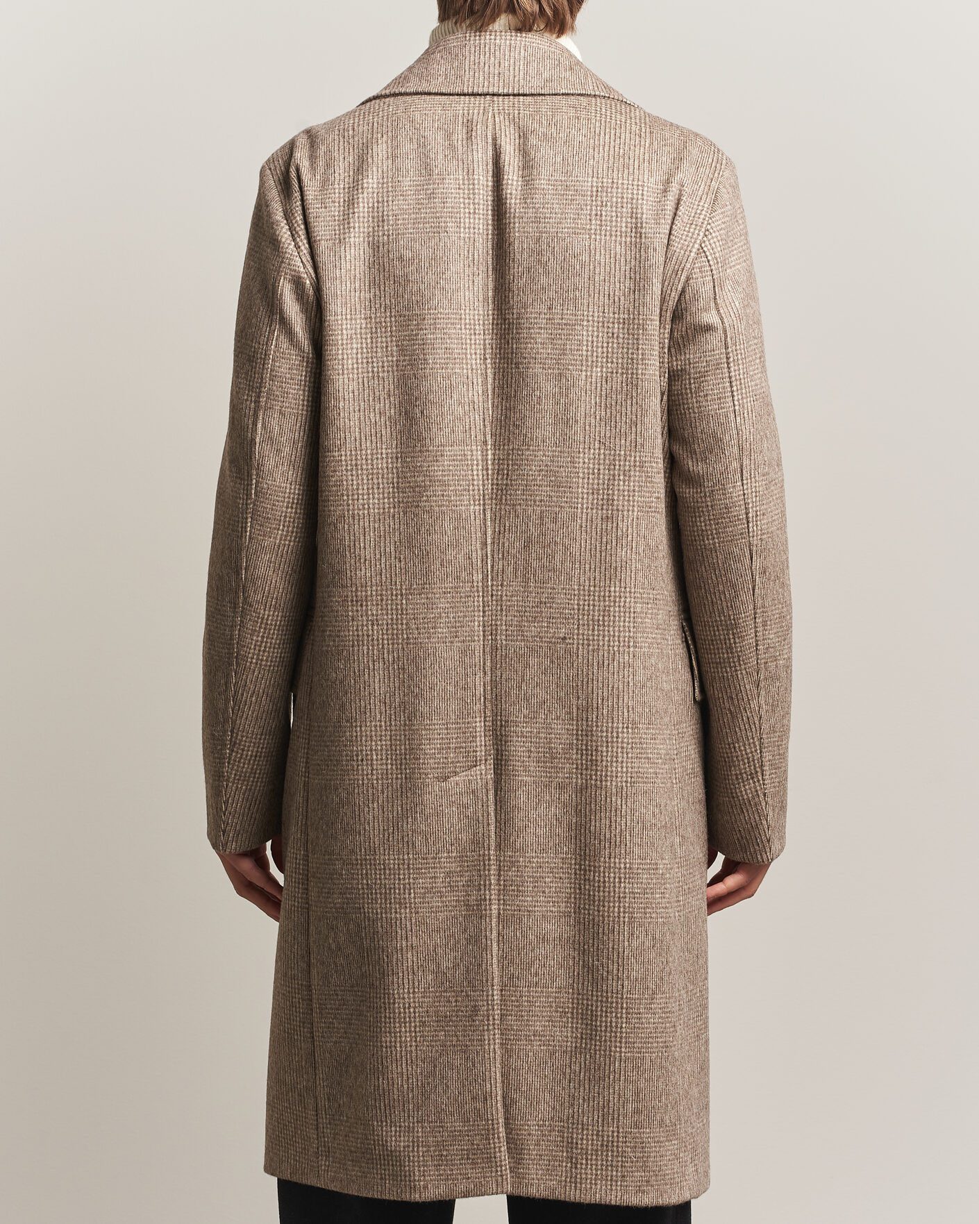 Homme | Manteaux Et Vestes | BOSS BLACK | Jared Wool Double Breasted Coat Open Brown