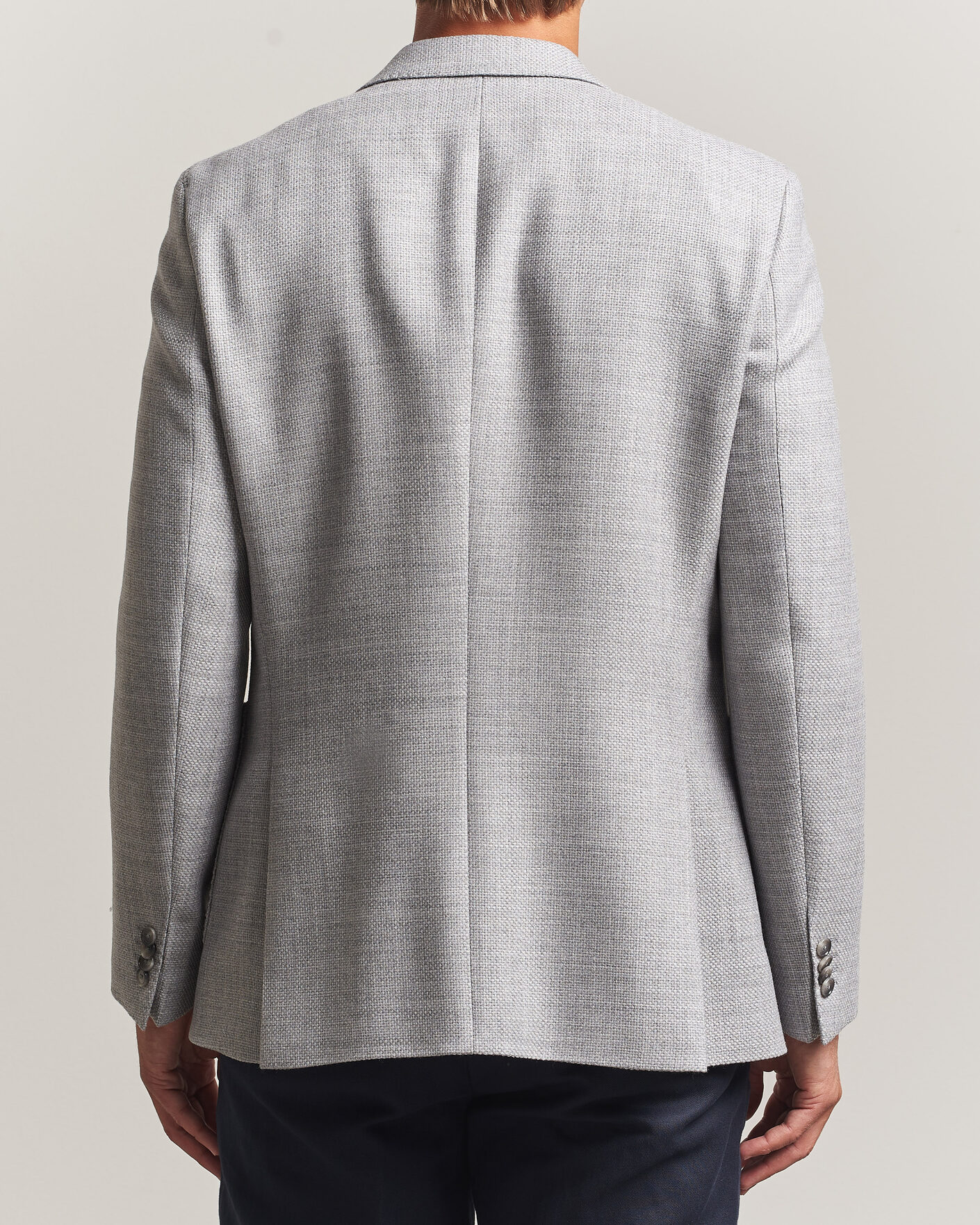 Heren | Blazers | BOSS BLACK | Hutson Wool Patch Pocket Blazer Light Grey