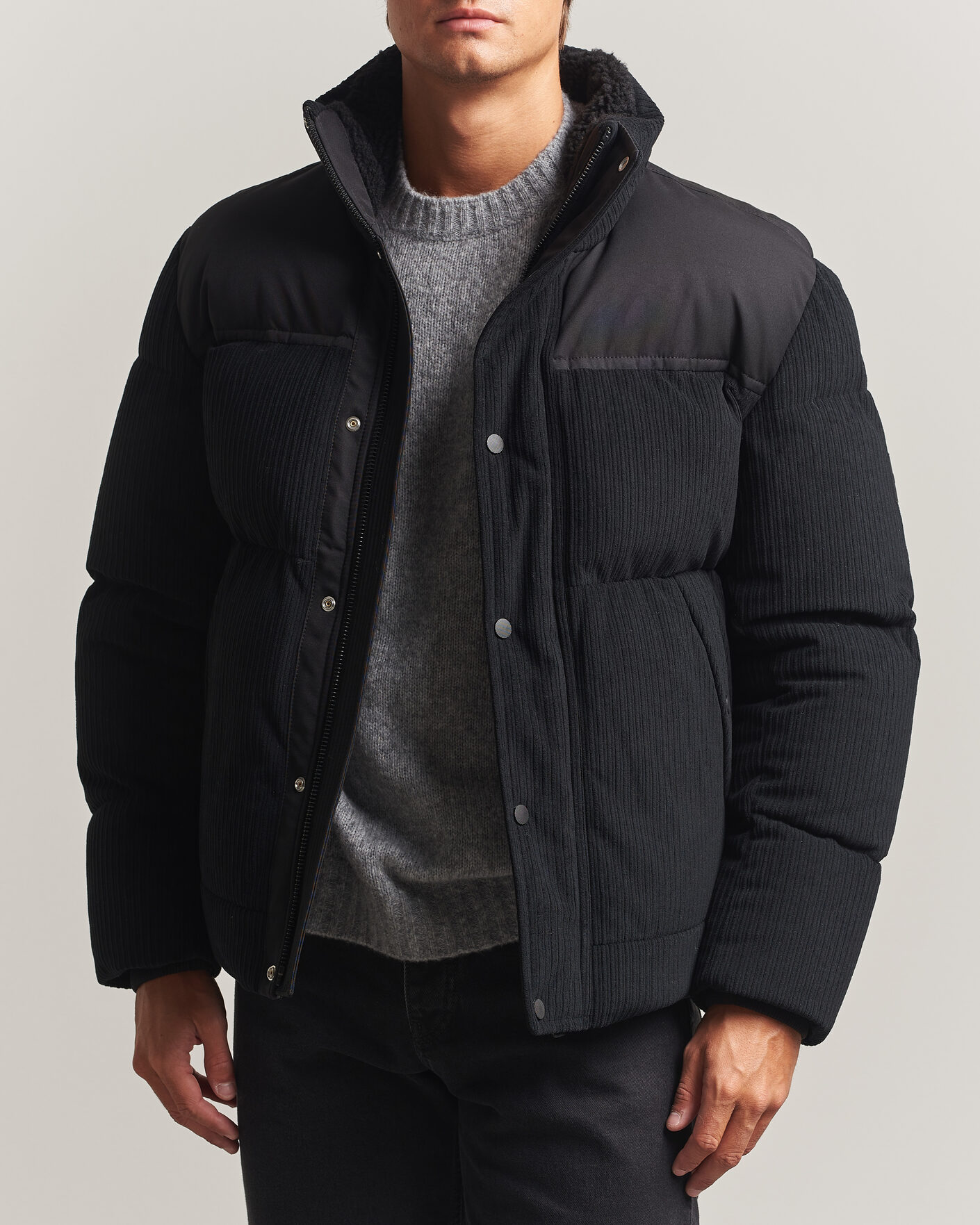 Homme | Manteaux Et Vestes | BOSS ORANGE | Ocord Corduroy Jacket Black