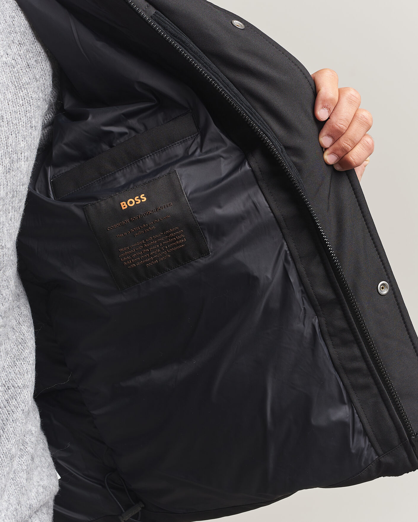 Homme | Manteaux Et Vestes | BOSS ORANGE | Ocord Corduroy Jacket Black