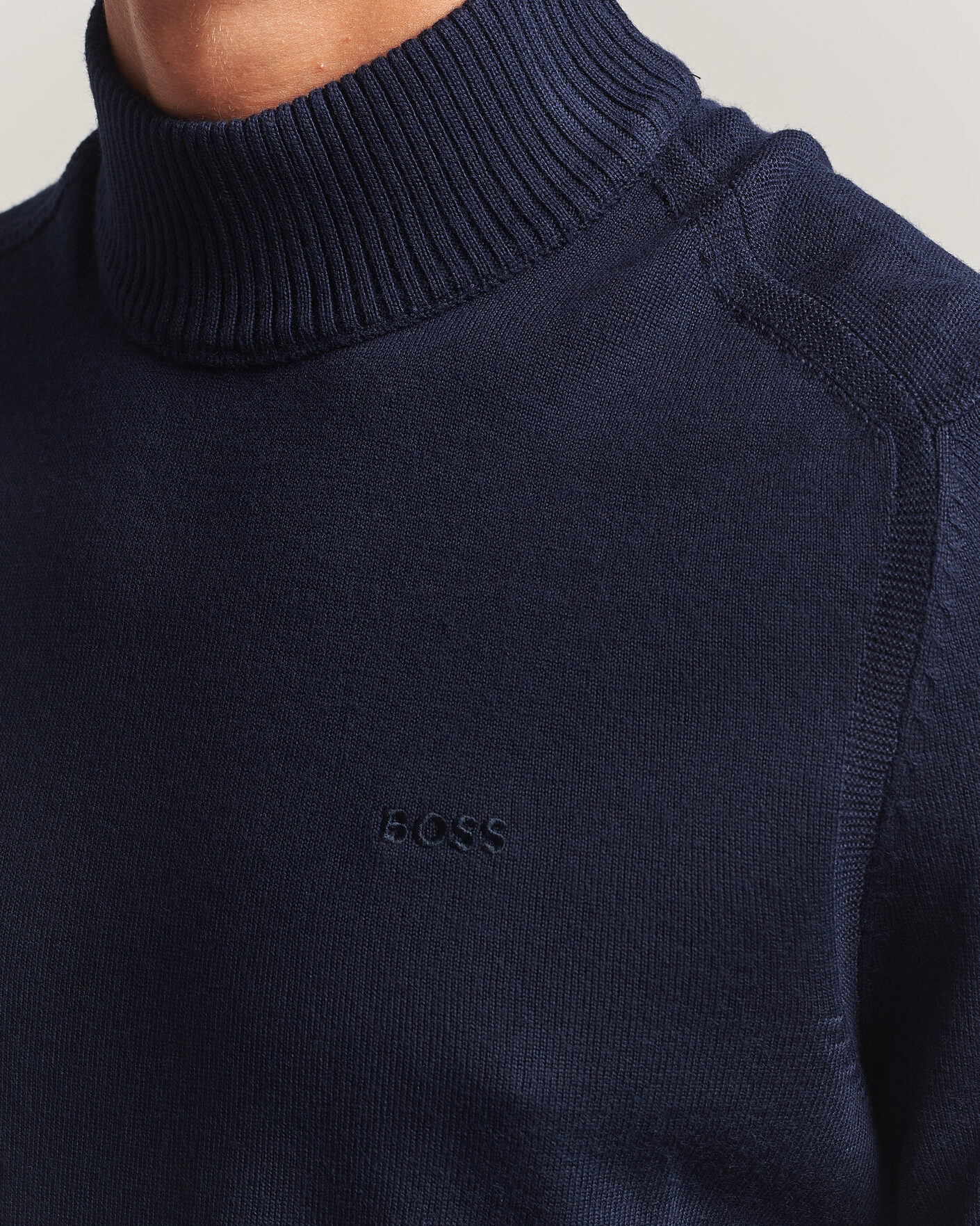 Homme | Pulls Et Tricots | BOSS ORANGE | Avac Knitted Turtleneck Dark Blue
