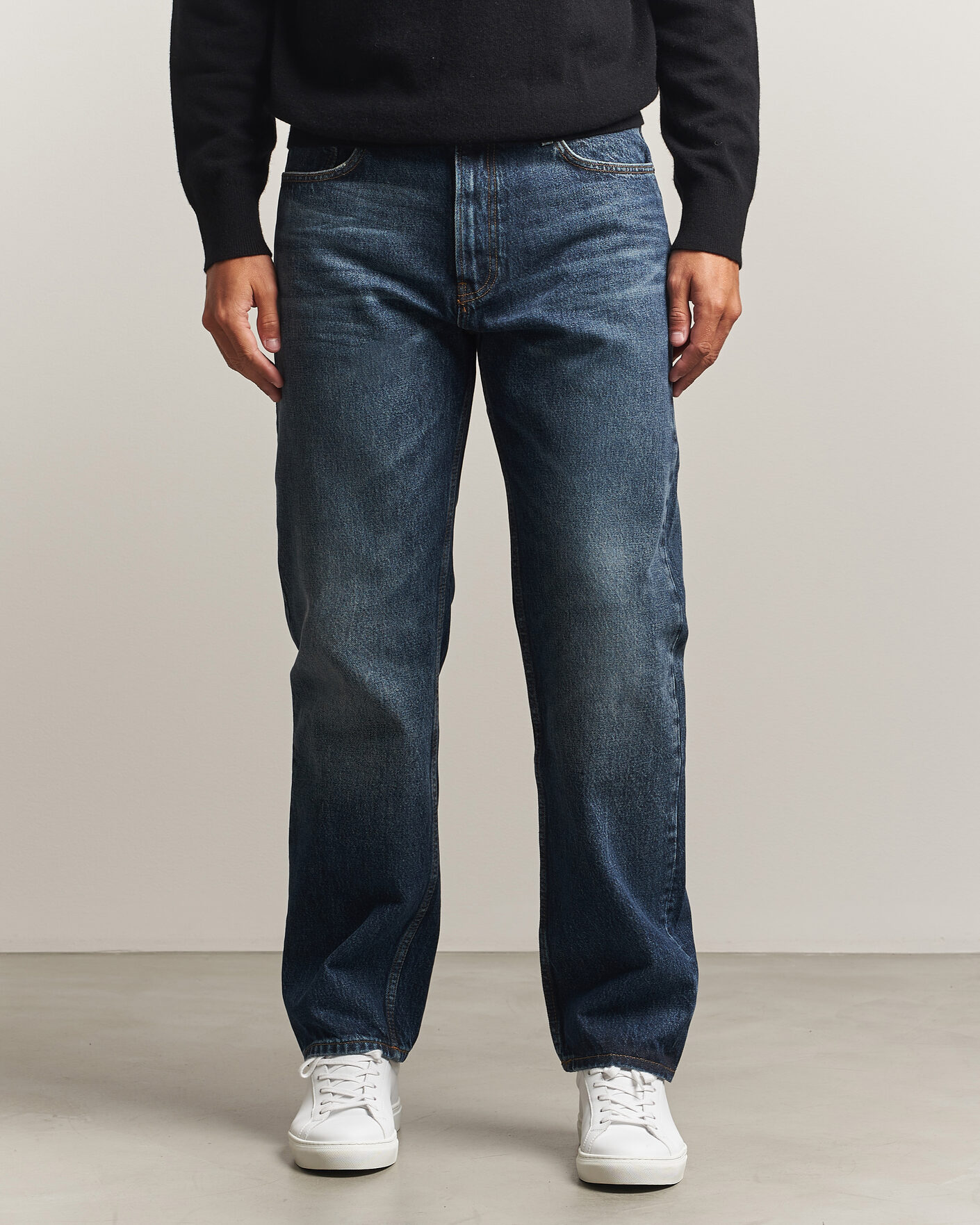 Heren | Jeans | HUGO | 840 Regular Fit Jeans Navy