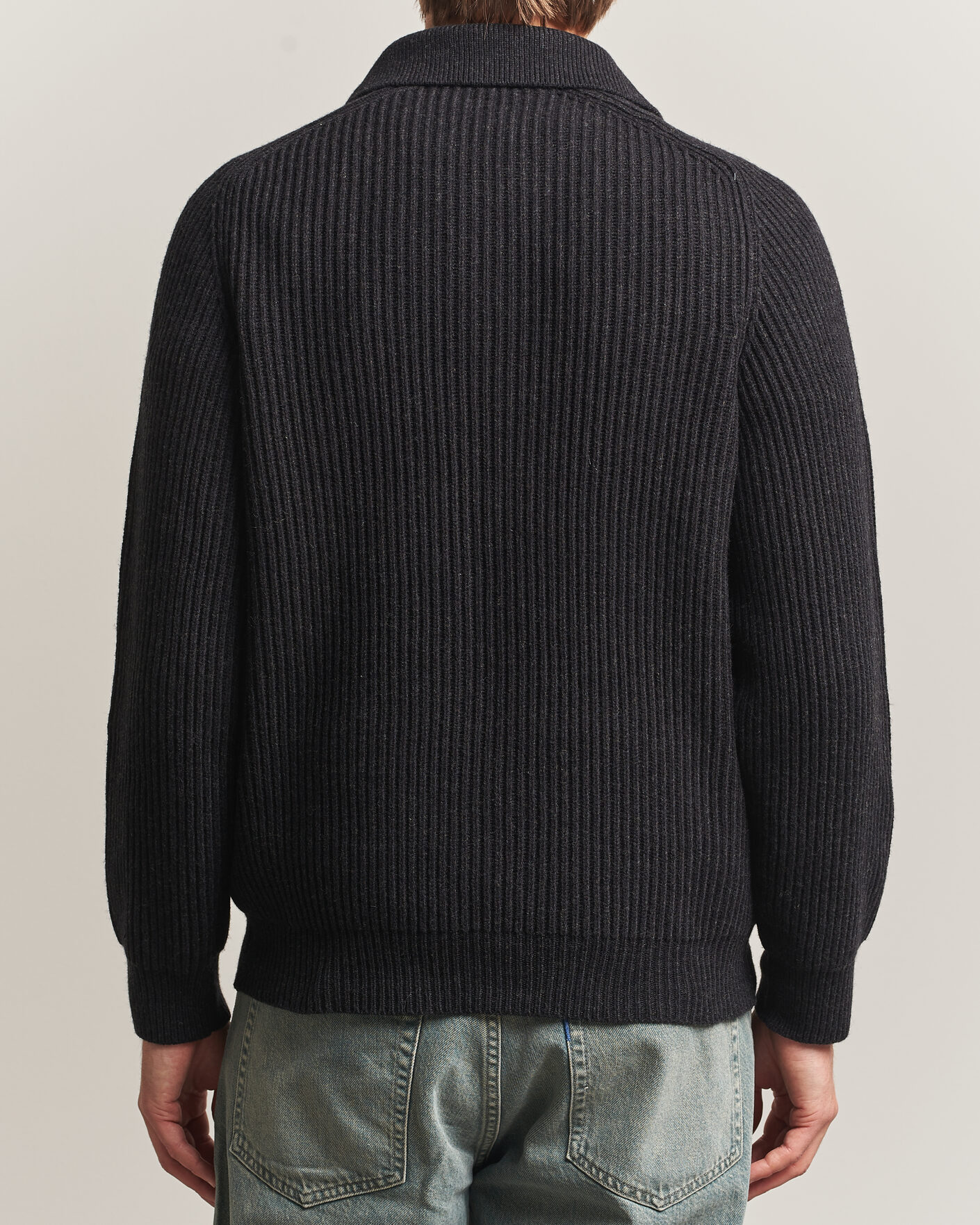 Heren | Truien | HUGO | Sardeep Wool Knitted Cardigan Black