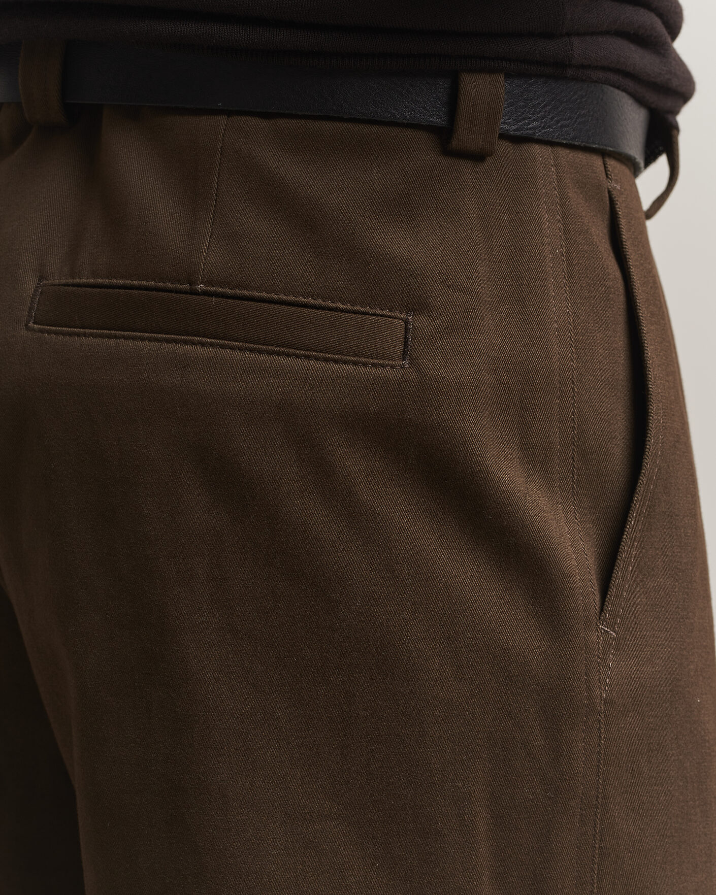 Homme | Pantalons | BOSS CAMEL | Pave Brushed Cotton Pleated Trousers Open Green
