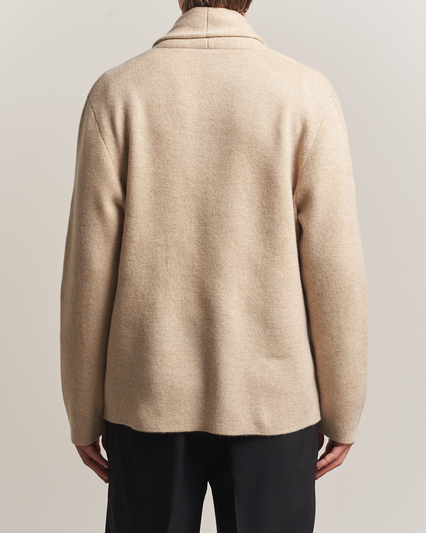 Homme | Pulls Et Tricots | BOSS CAMEL | Fenturo Wool Knitted Cardigan Light Beige