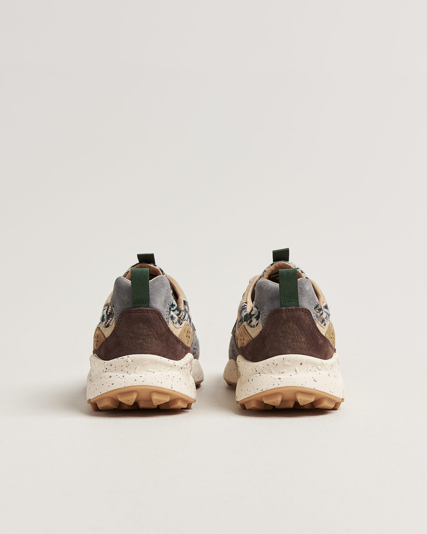 Homme | Baskets | Flower Mountain | Yamano 3 Suede/Houndstooth Sneaker Multi