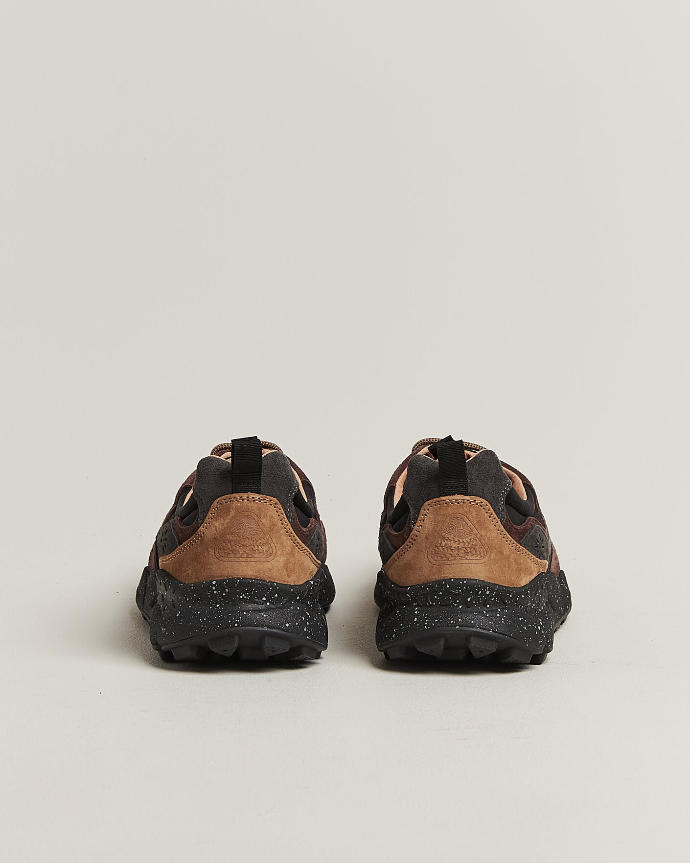 Heren | Sneakers | Flower Mountain | Yamano 3 Suede/Nylon Sneaker Black/Brown