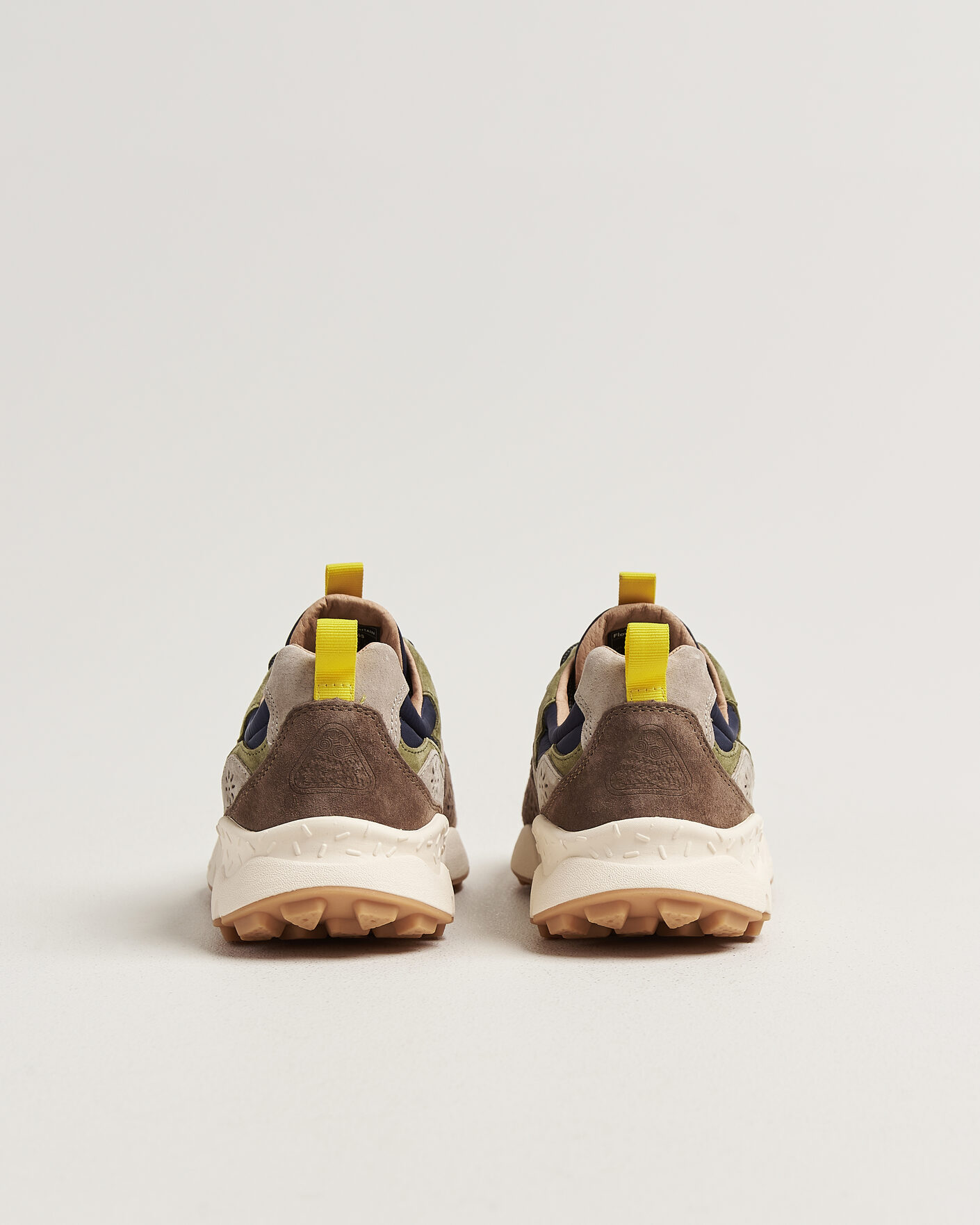 Heren | Sneakers | Flower Mountain | Yamano 3 Suede/Nylon Sneaker Dark Grey/Brown