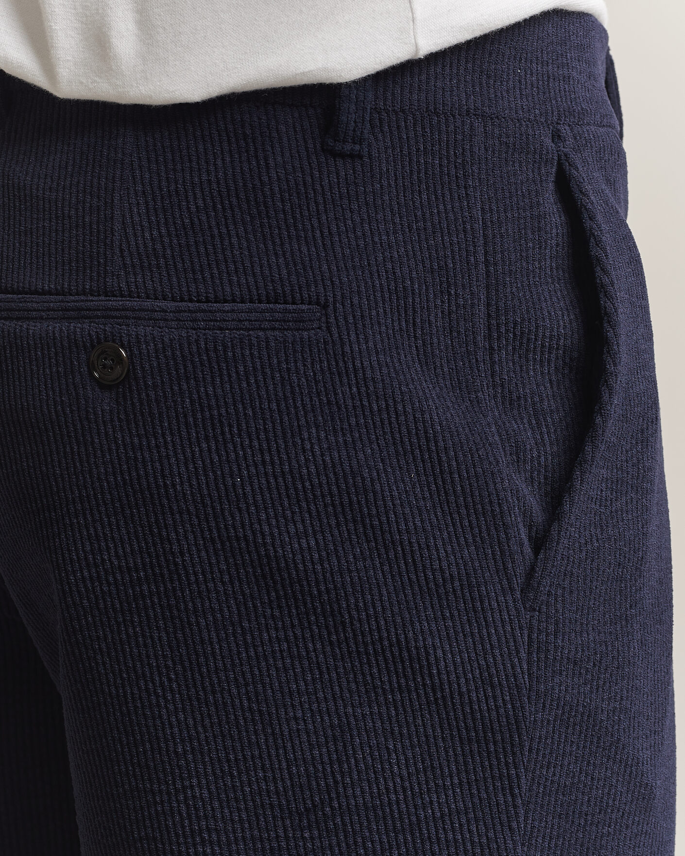 Heren | Broeken | J.Lindeberg | Logan Drape Cord Pants JL Navy