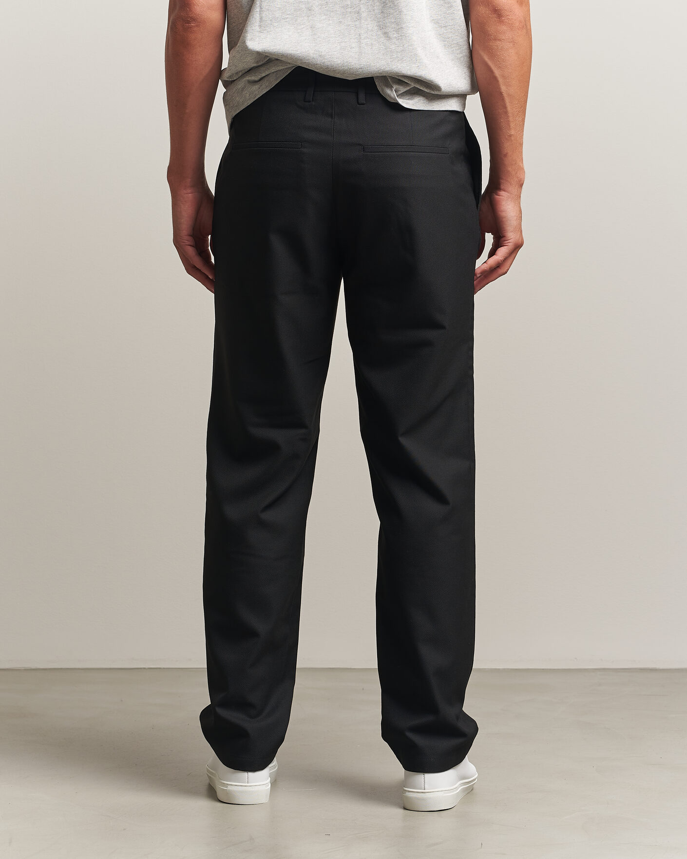 Heren | Broeken | J.Lindeberg | Logan Brushed Twill Pants Black
