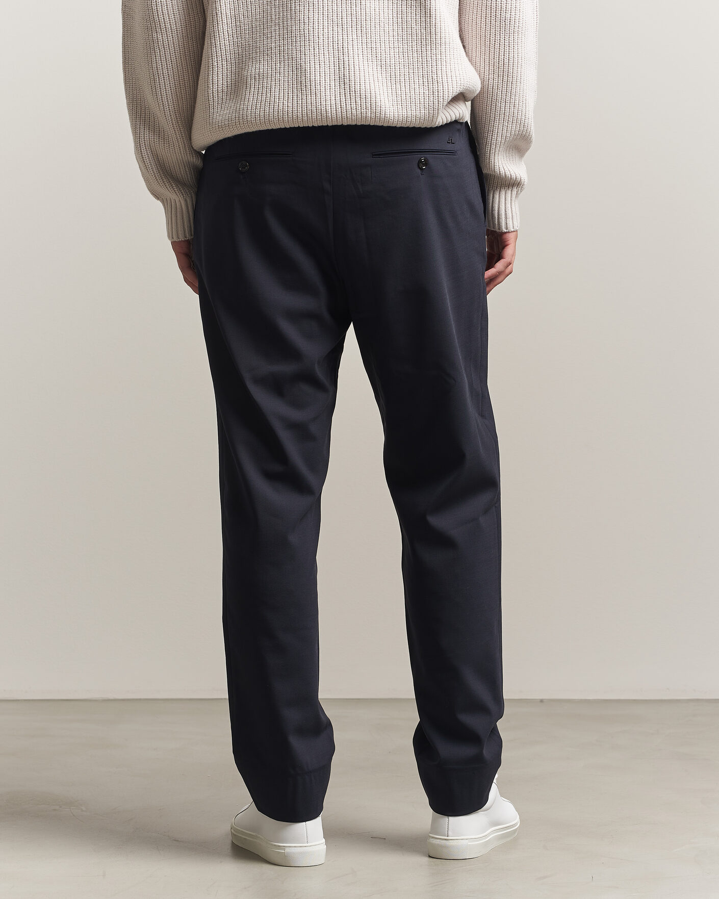 Homme | Pantalons | J.Lindeberg | Harris Stretch Wool Pants JL Navy