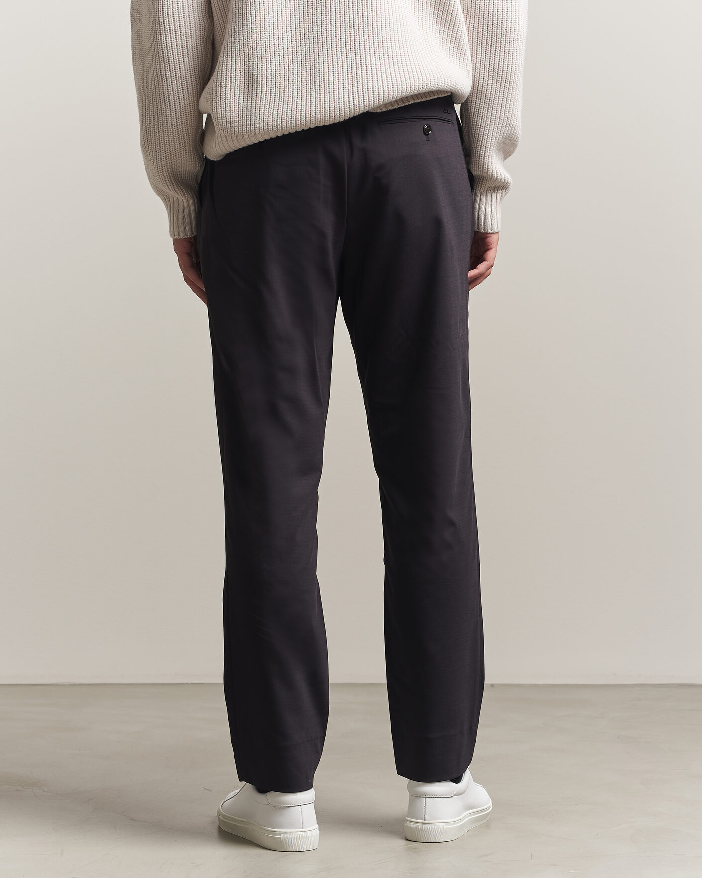 Homme | Pantalons | J.Lindeberg | Harris Stretch Wool Pants Black