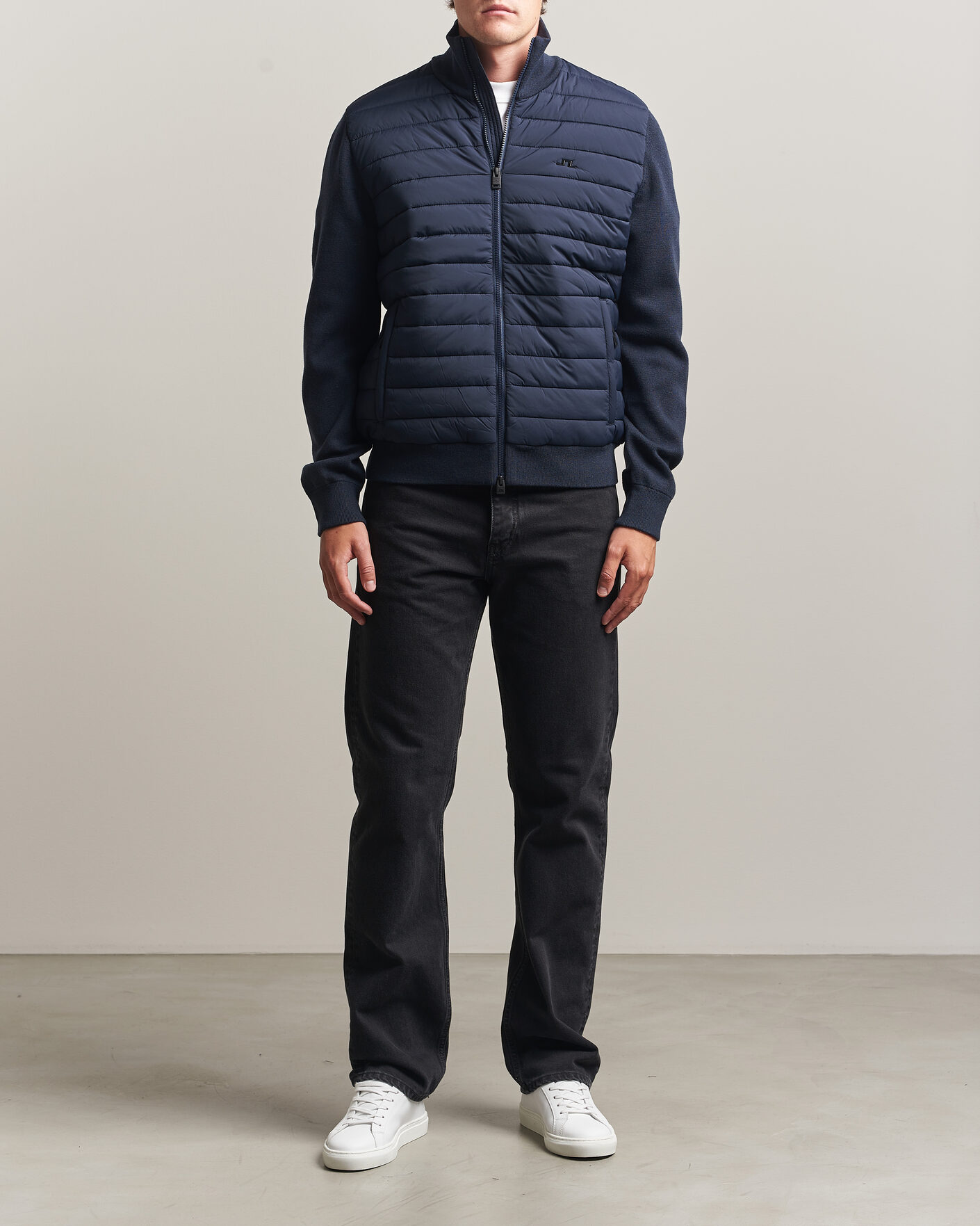 Homme | Manteaux Et Vestes | J.Lindeberg | Boen Hybrid Jacket JL Navy