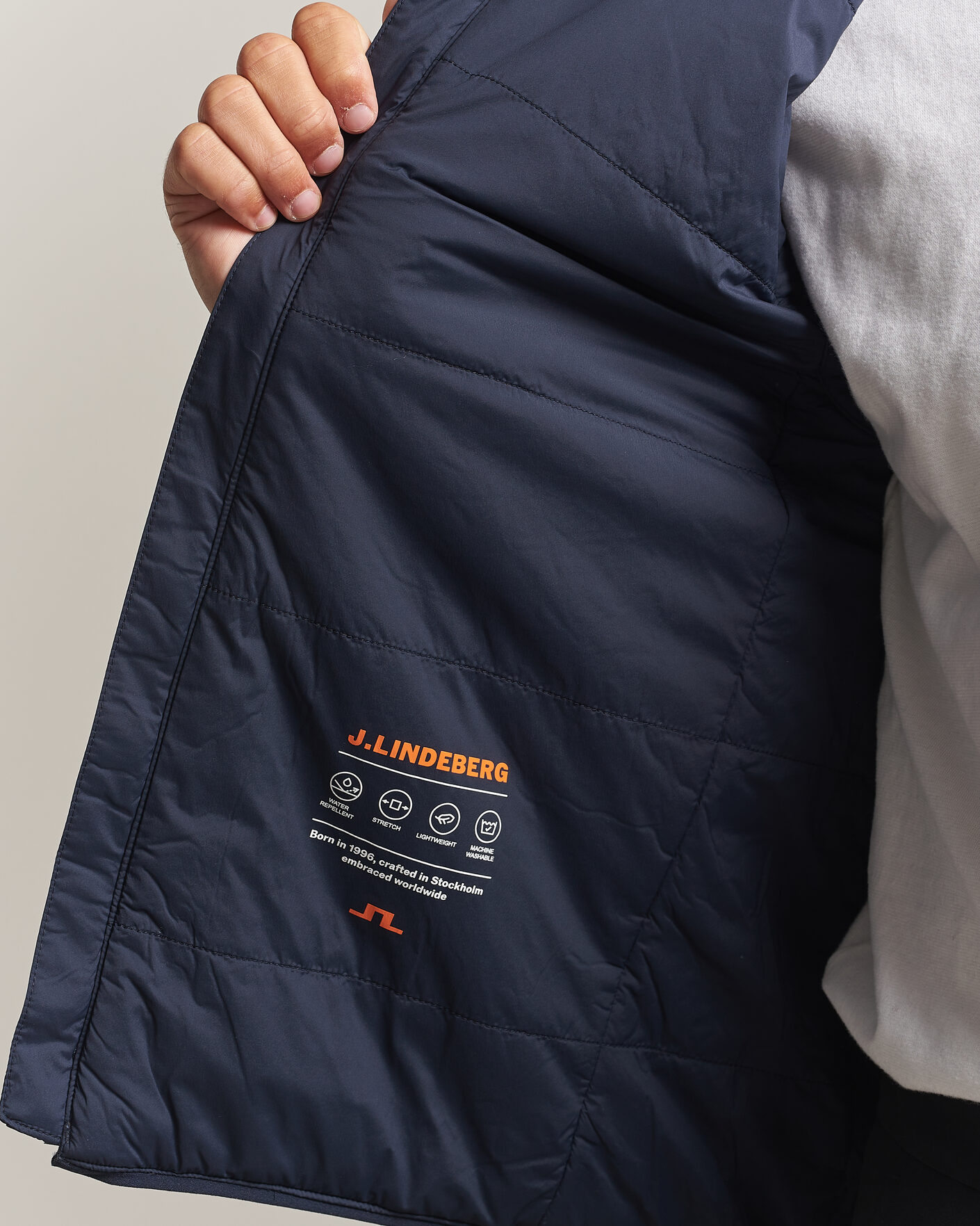 Homme | Gilets | J.Lindeberg | Clinton Padded Vest JL Navy
