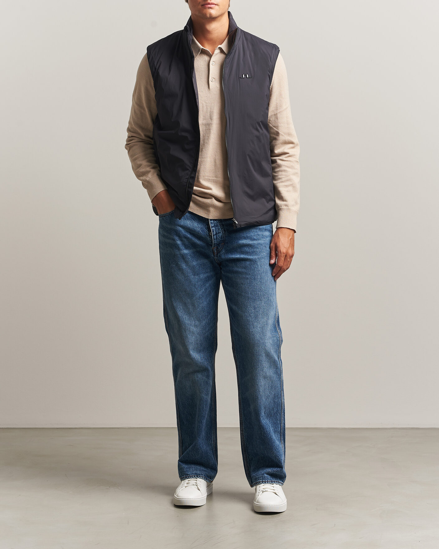 Homme | Gilets | J.Lindeberg | Clinton Padded Vest Black