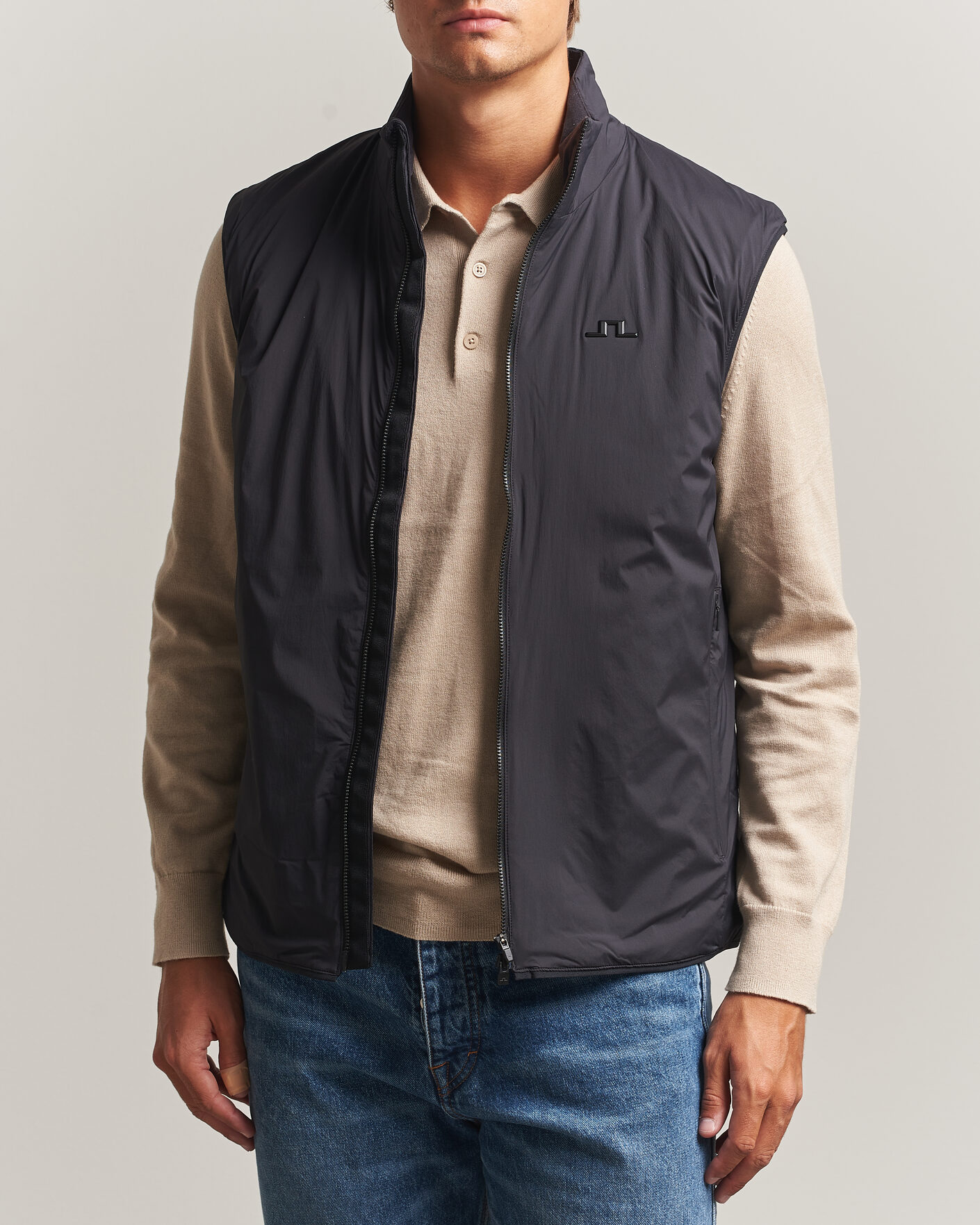 Homme | Gilets | J.Lindeberg | Clinton Padded Vest Black