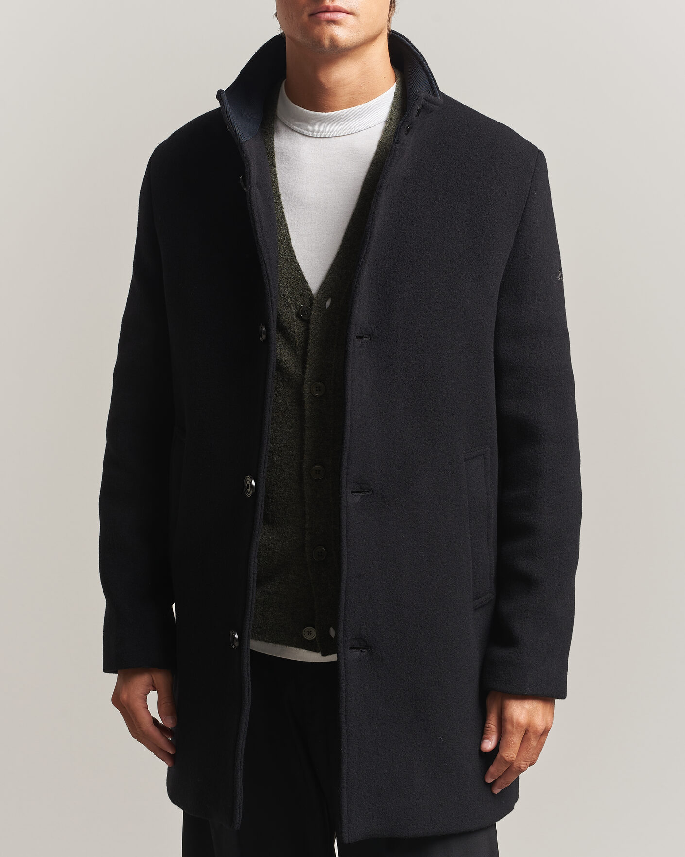 Homme | Manteaux Et Vestes | J.Lindeberg | Lexon Wool Coat Black