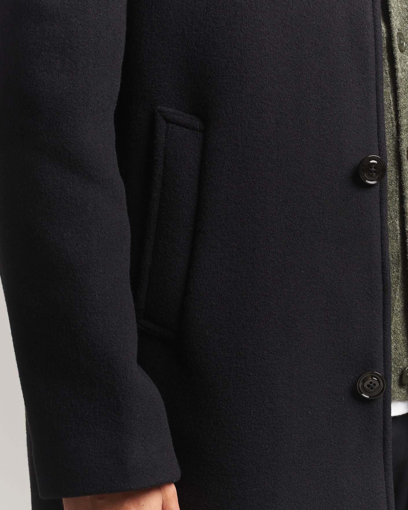 Homme | Manteaux Et Vestes | J.Lindeberg | Lexon Wool Coat Black