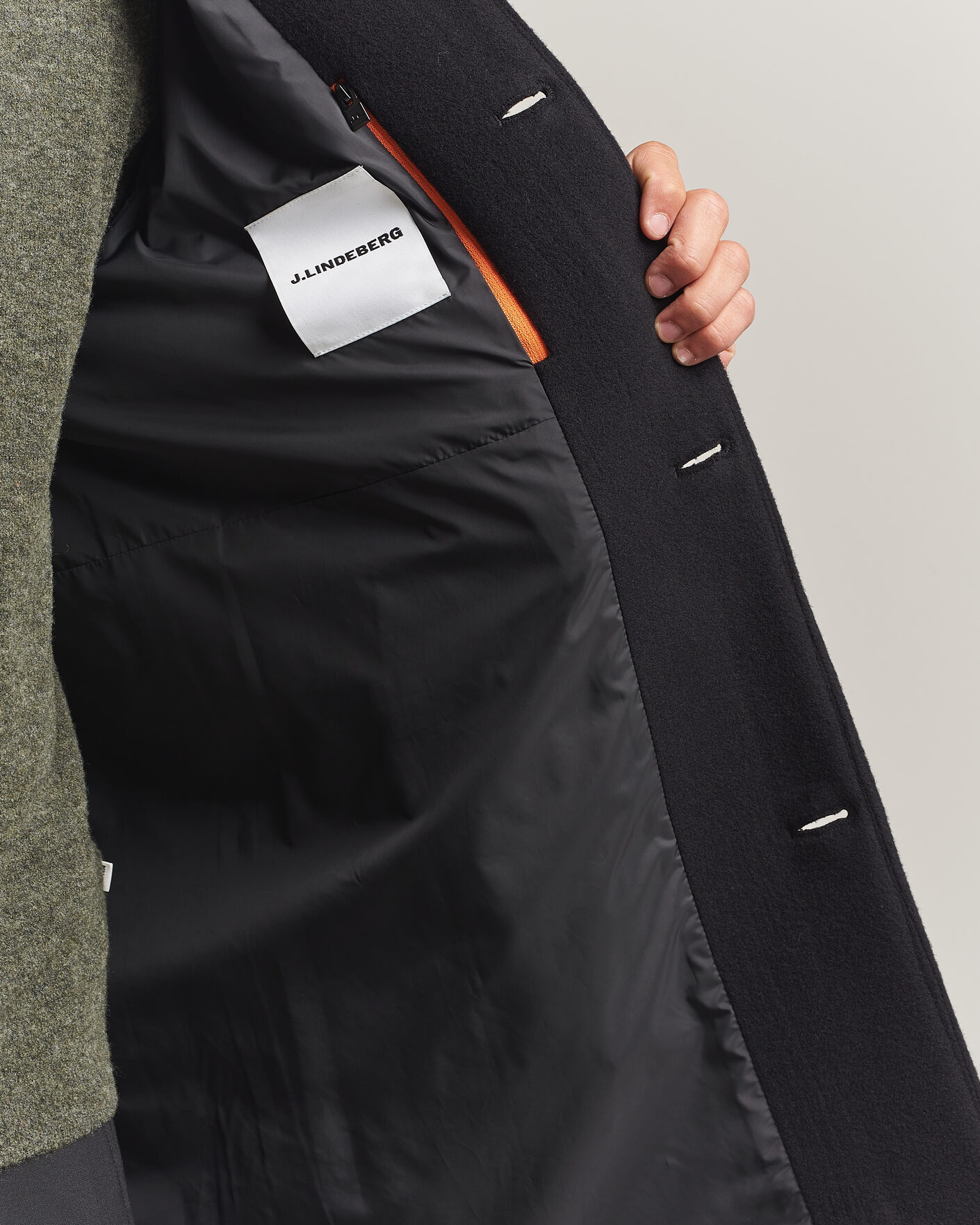 Homme | Manteaux Et Vestes | J.Lindeberg | Lexon Wool Coat Black