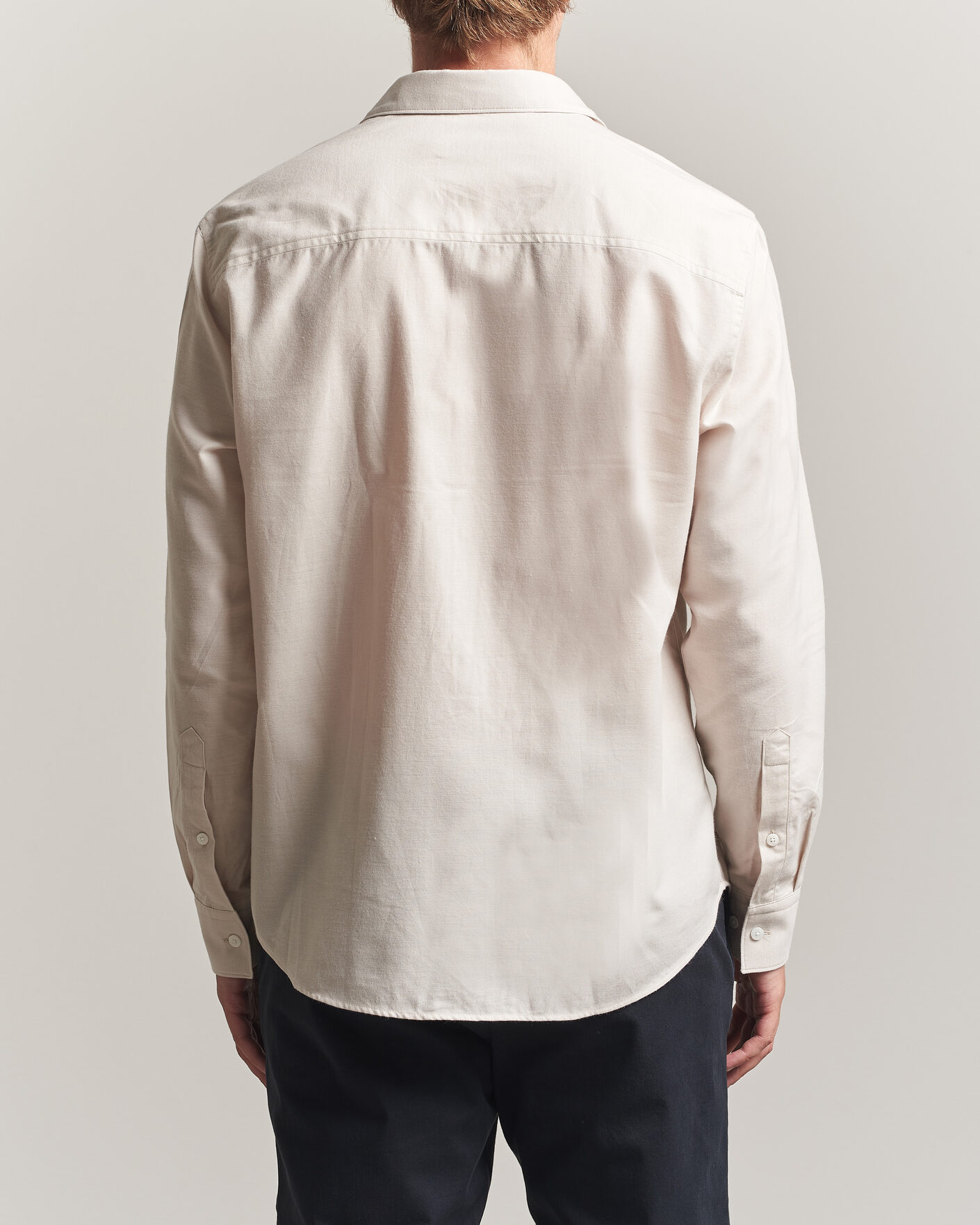 Heren | Overhemden | J.Lindeberg | Marlon Flannel Shirt Moonbeam
