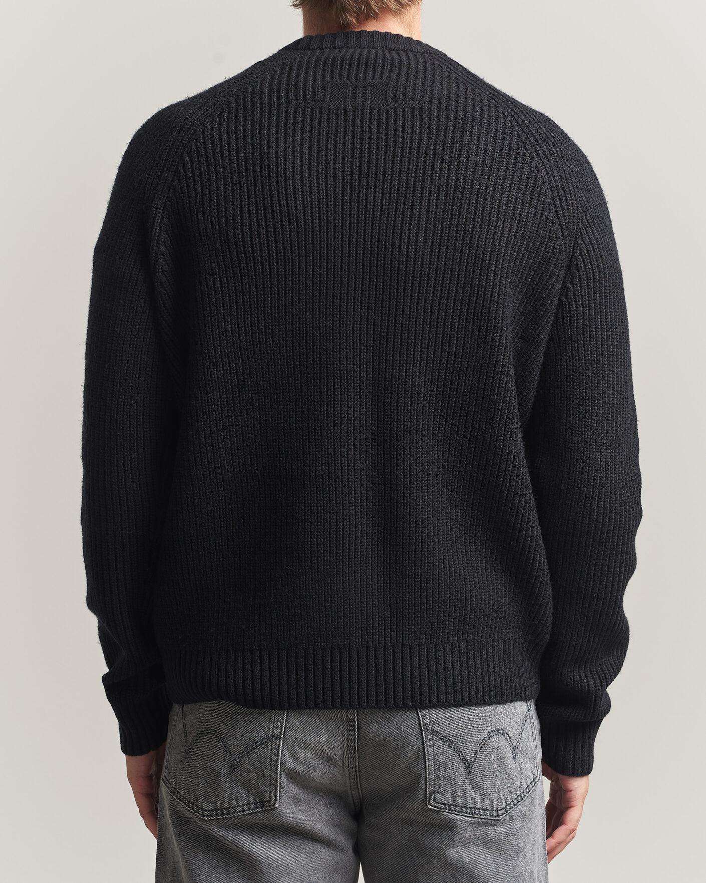 Homme | Pulls Et Tricots | J.Lindeberg | Hallow Wool Blend Knitted Sweater Black