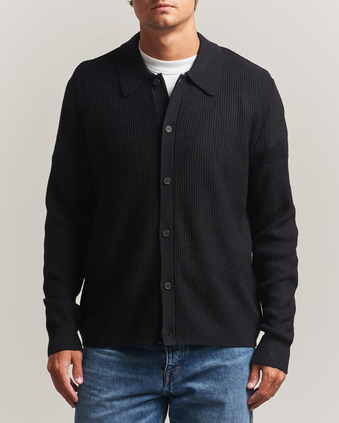 Homme | Pulls Et Tricots | J.Lindeberg | Willem Knitted Cardigan Black