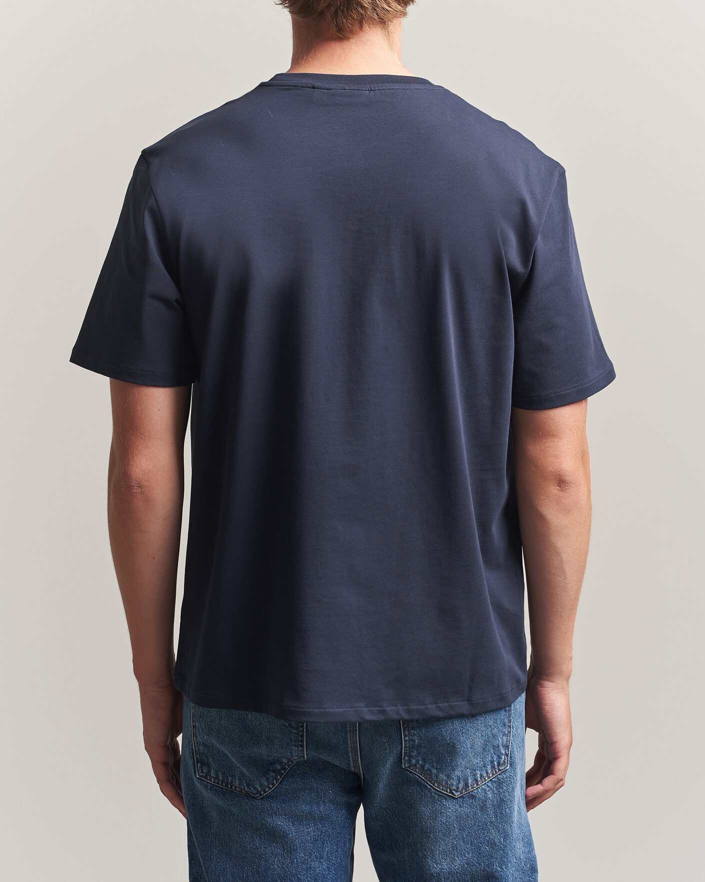 Heren | T-shirts | J.Lindeberg | Alpha Crew Neck T-Shirt JL Navy