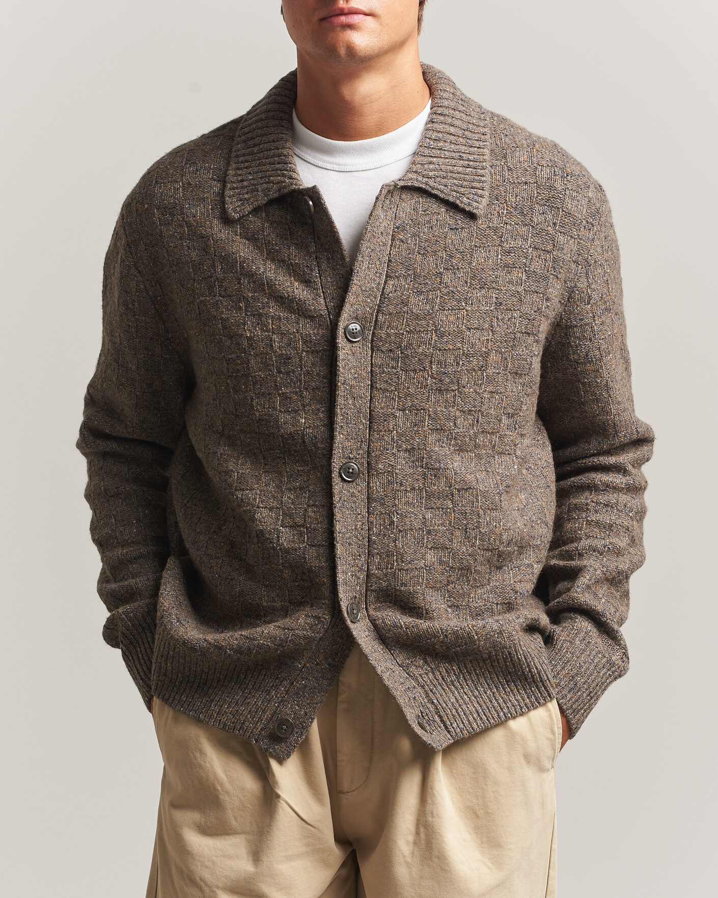 Homme | Pulls Et Tricots | Forét | Area Wool Cardigan Jacket Taupe