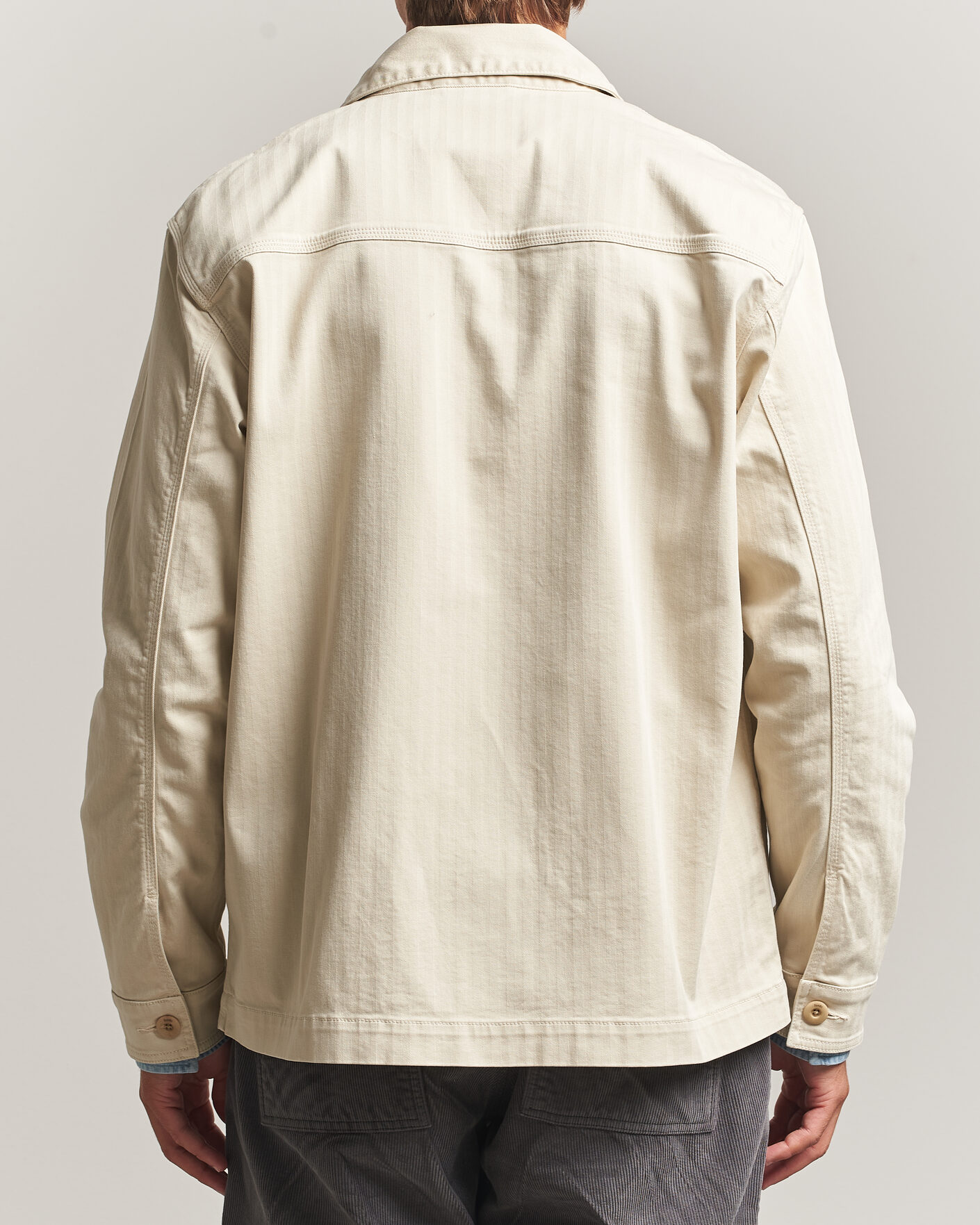 Homme | Chemises | Forét | Berry Herringbone Overshirt Oat