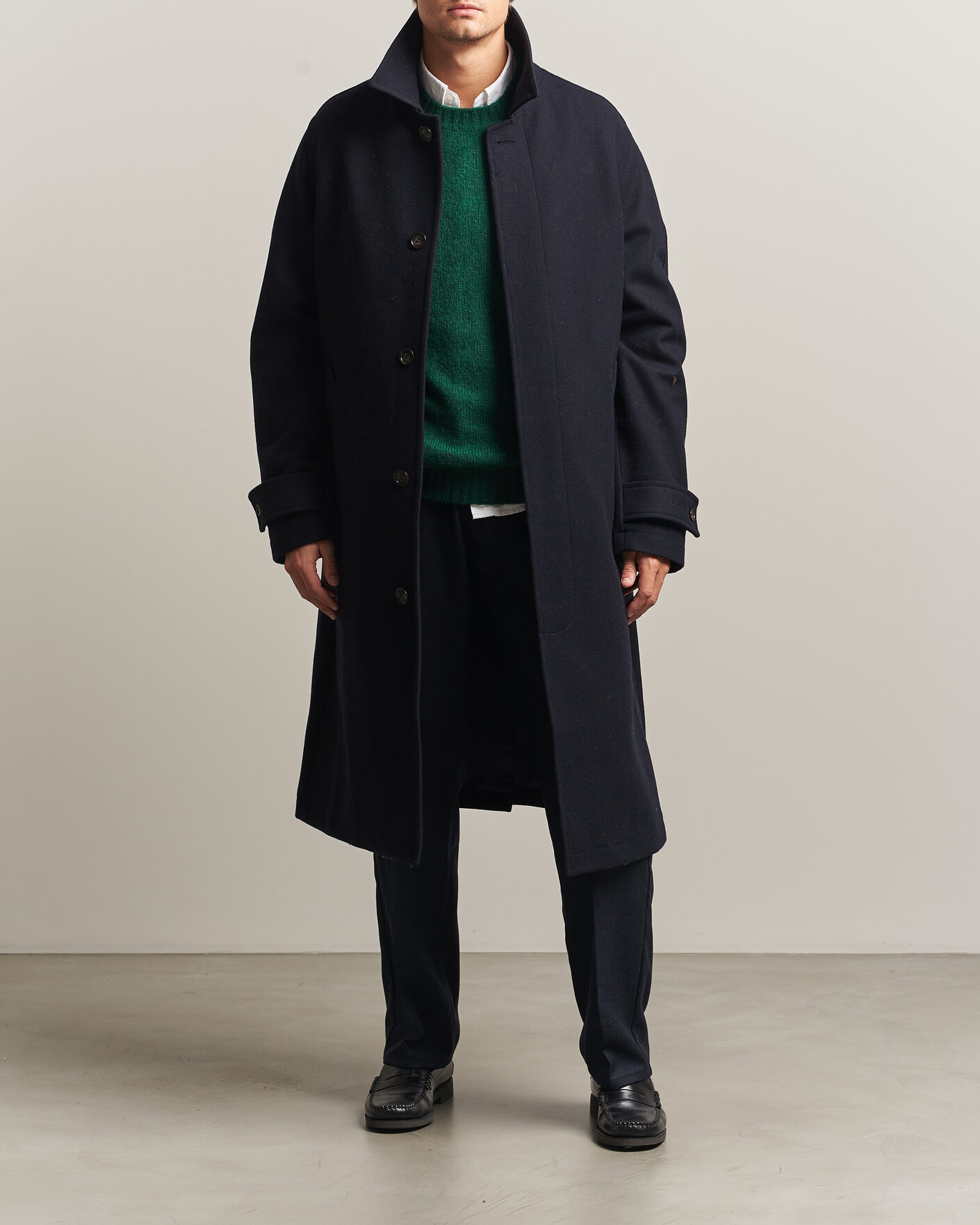 Homme | Pantalons | Forét | Clay Wool Pants Navy