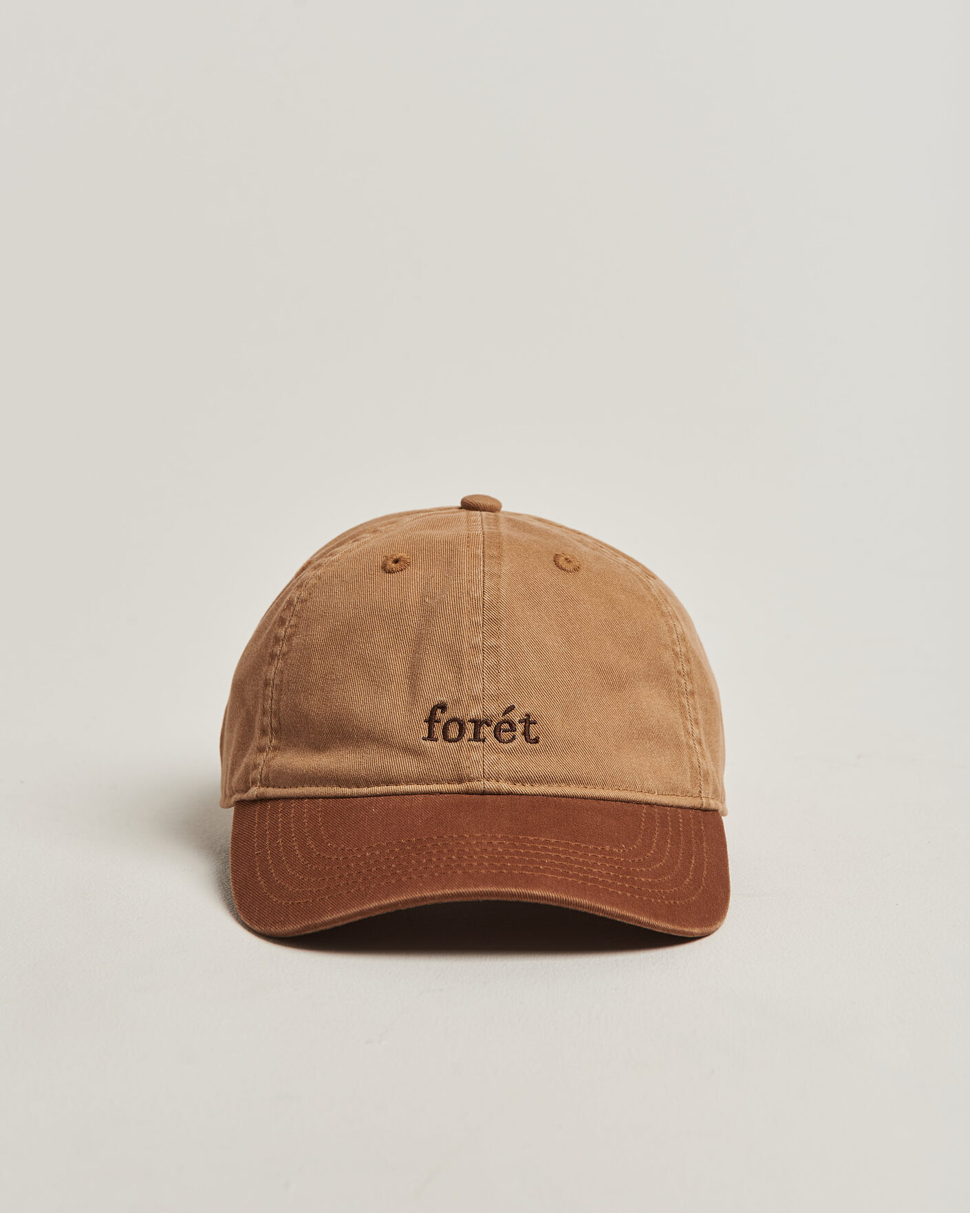 Homme | Bobs Et Casquettes | Forét | Hawk Washed 2-Tone Cap Khaki/Brown