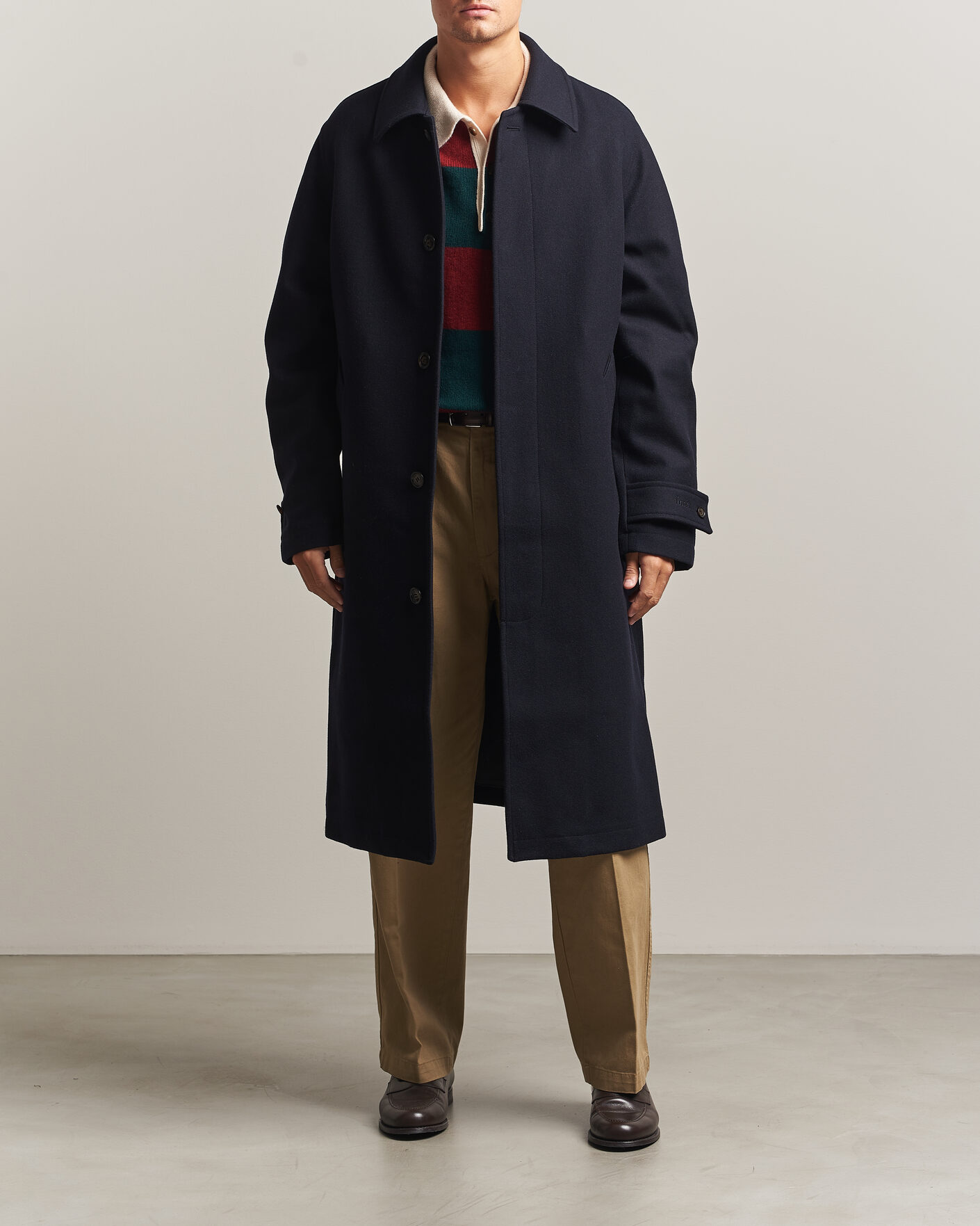 Homme | Manteaux Et Vestes | Forét | Pine Wool Coat Navy