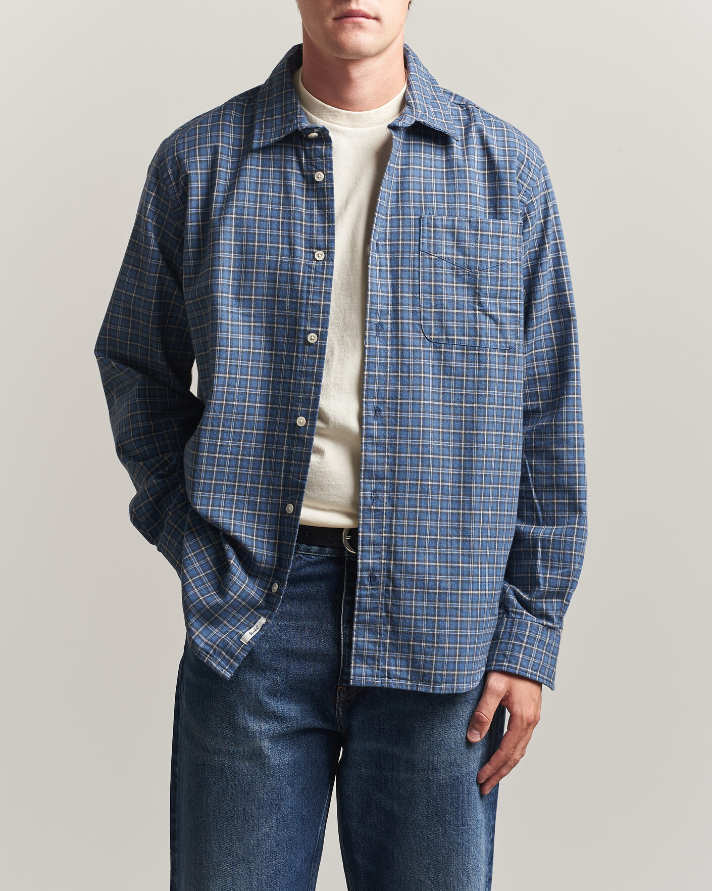 Homme | Chemises | Forét | Ridge Flannel Check Shirt Navy