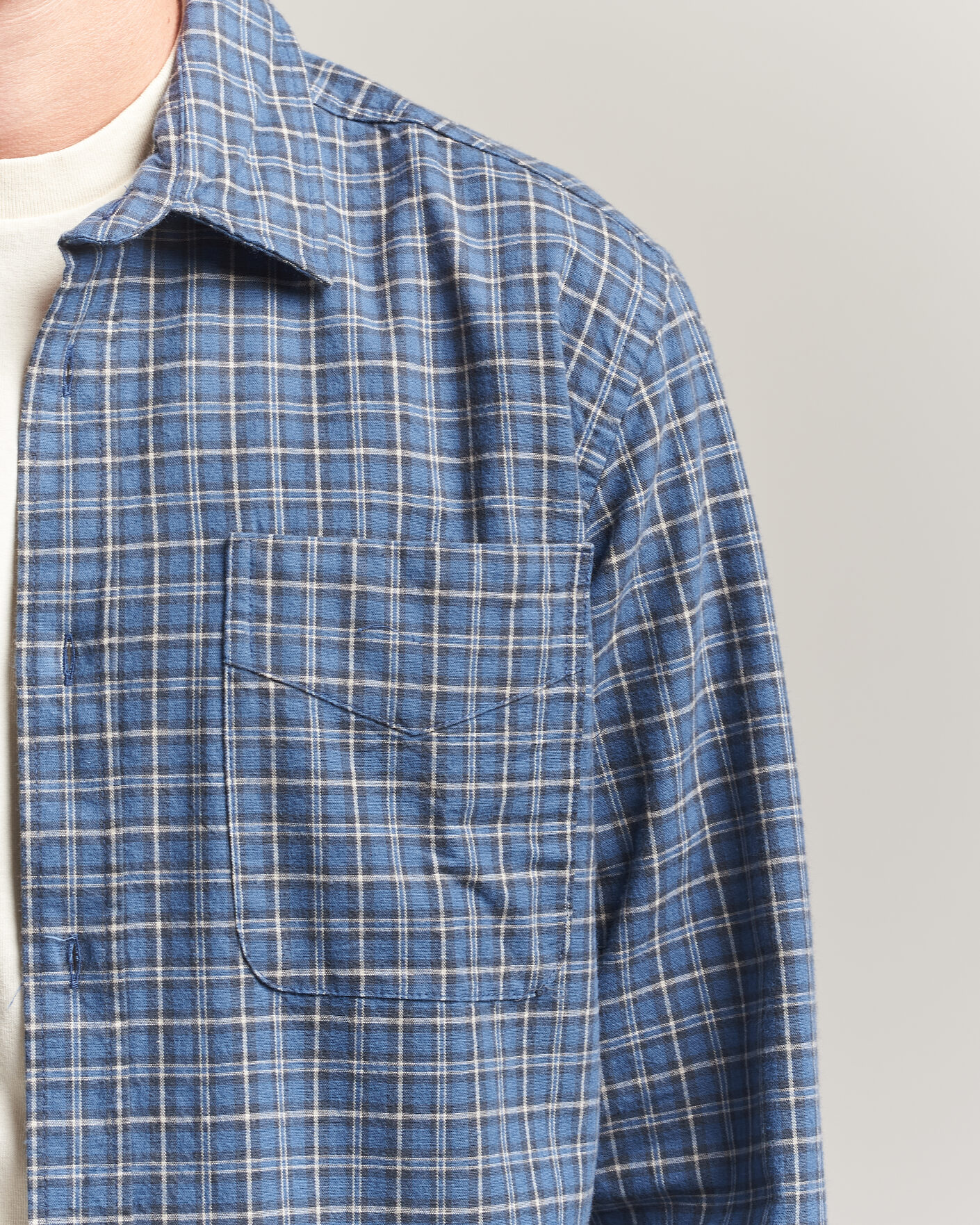 Homme | Chemises | Forét | Ridge Flannel Check Shirt Navy