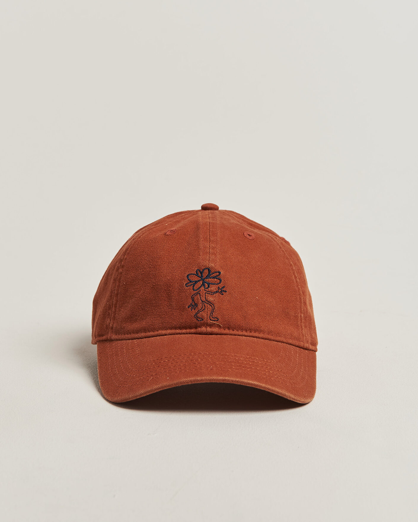 Heren | Hoeden en petten | Forét | Tree Washed Herringbone Cap Brown