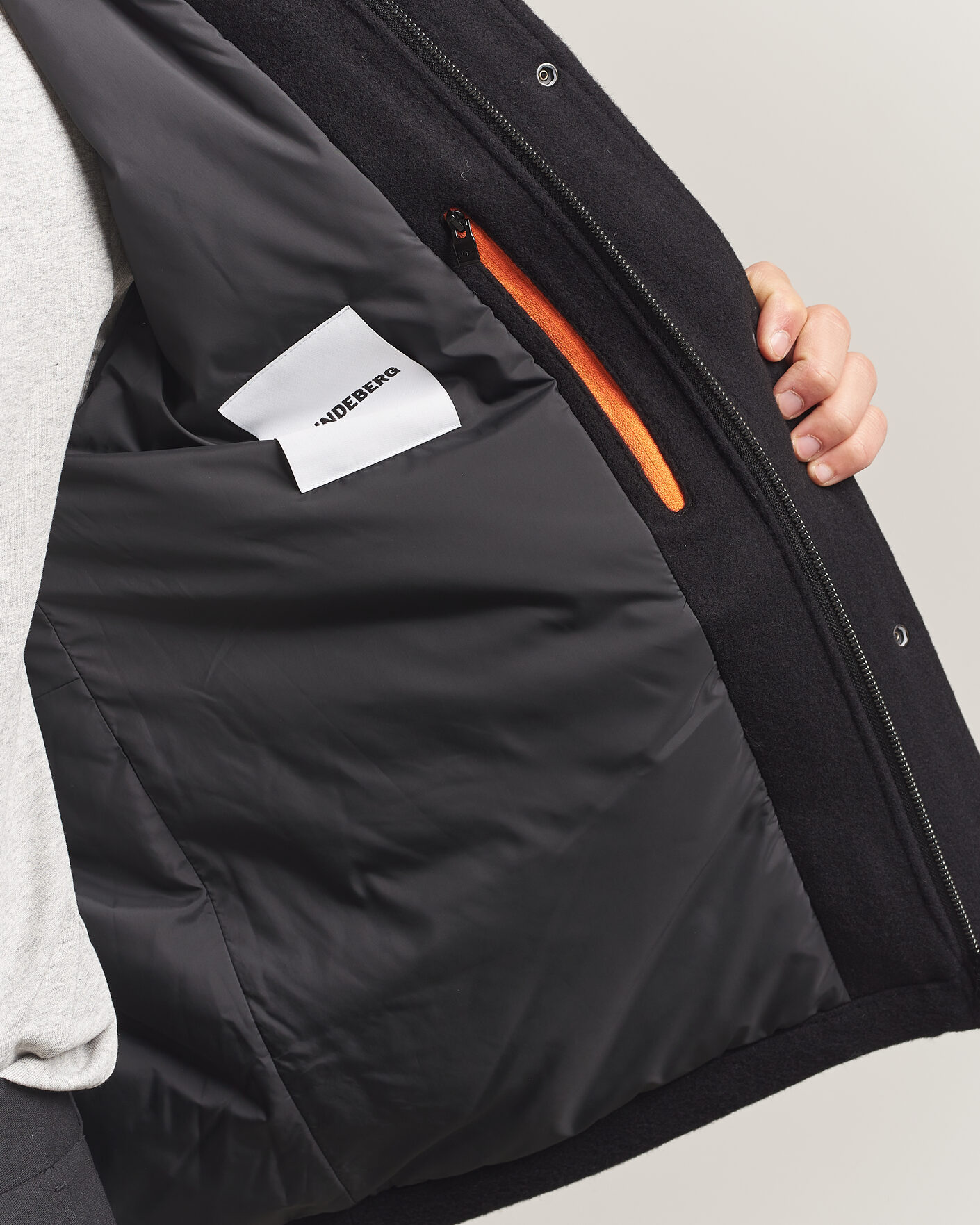 Heren | Jassen | J.Lindeberg | Bailey Wool Field Jacket Black