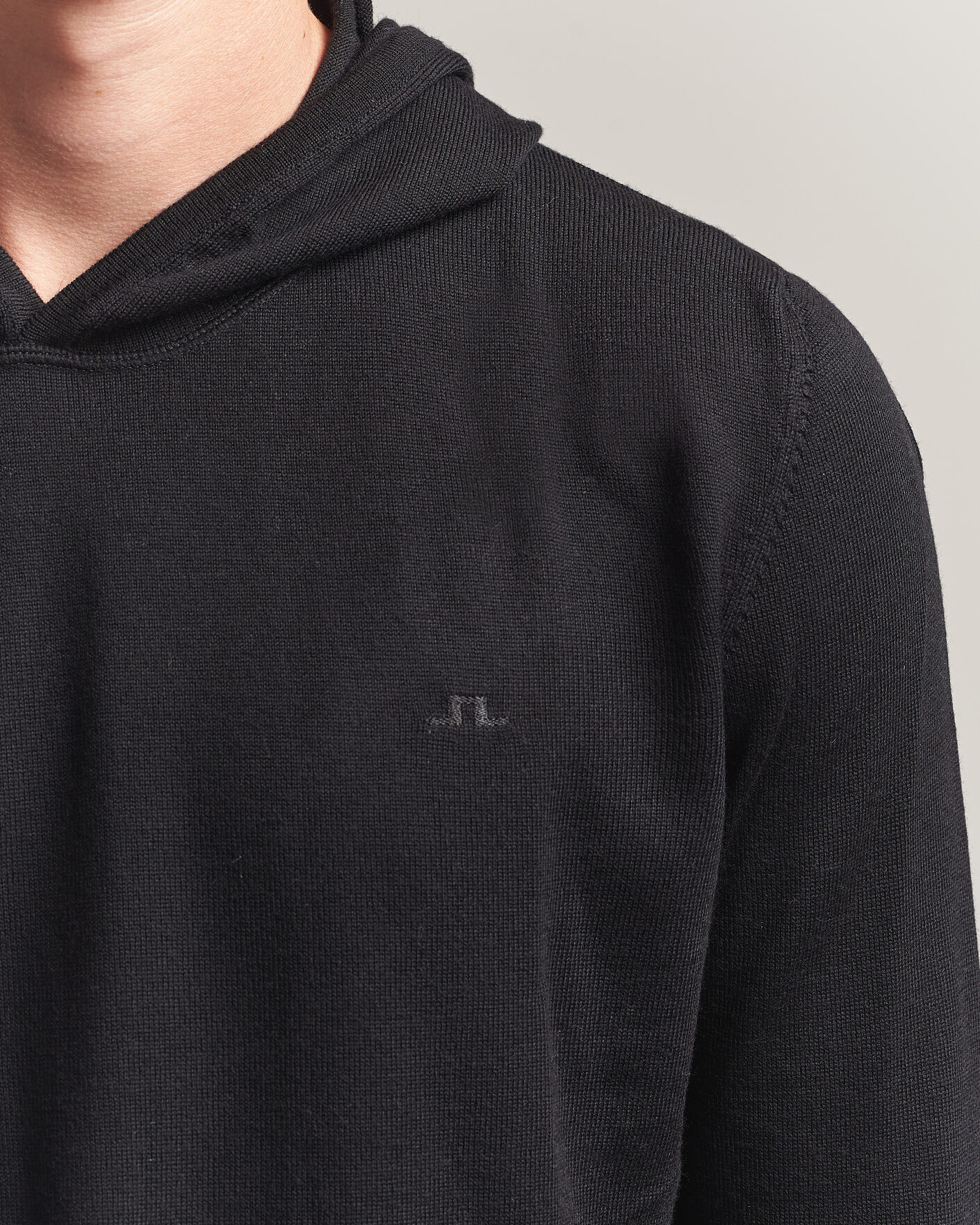 Homme | Pulls Et Tricots | J.Lindeberg | Karl Merino Hoodie Black