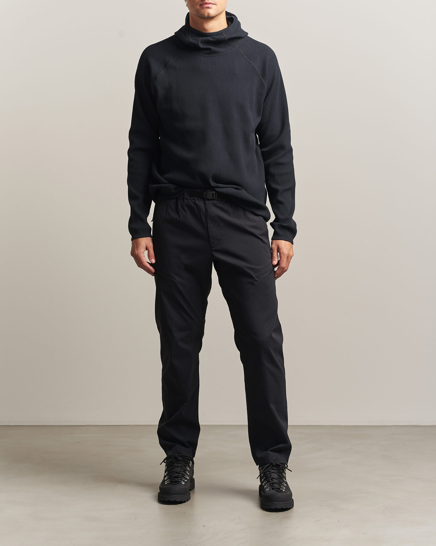 Homme | Pulls Et Tricots | Goldwin | WF Light Long Sleeve Hoodie Black