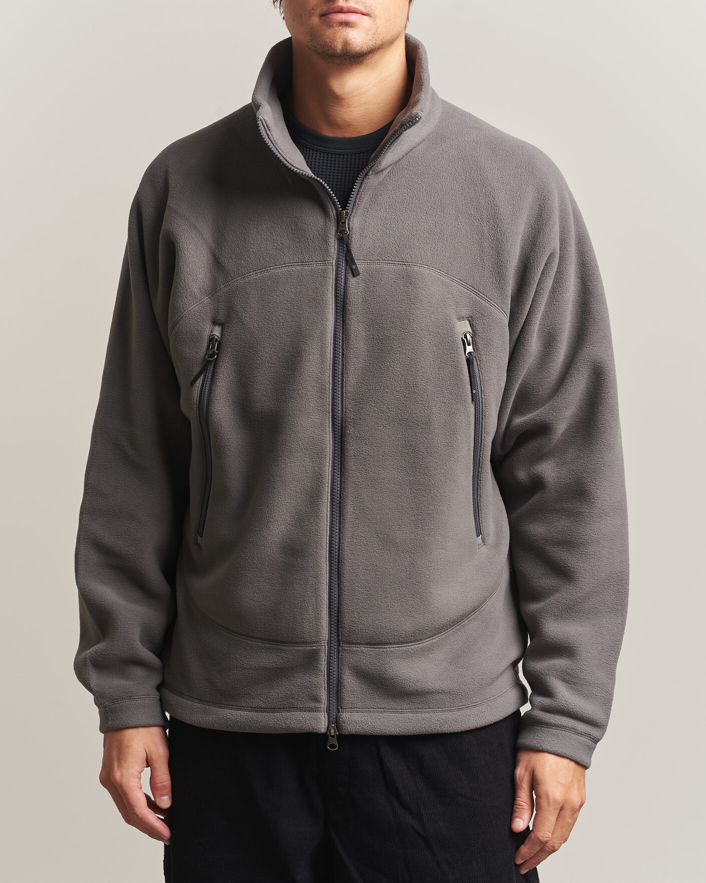 Homme | Pulls Et Tricots | Goldwin | Polartec Fleece Jacket Lunar Gray