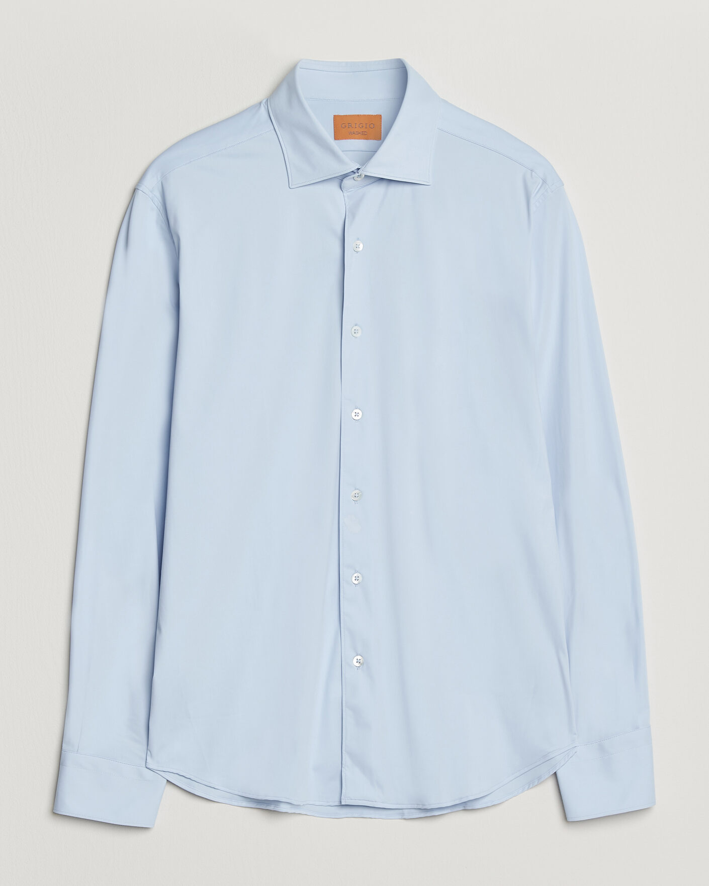 Homme | Chemises | Grigio | Jersey Shirt Light Blue
