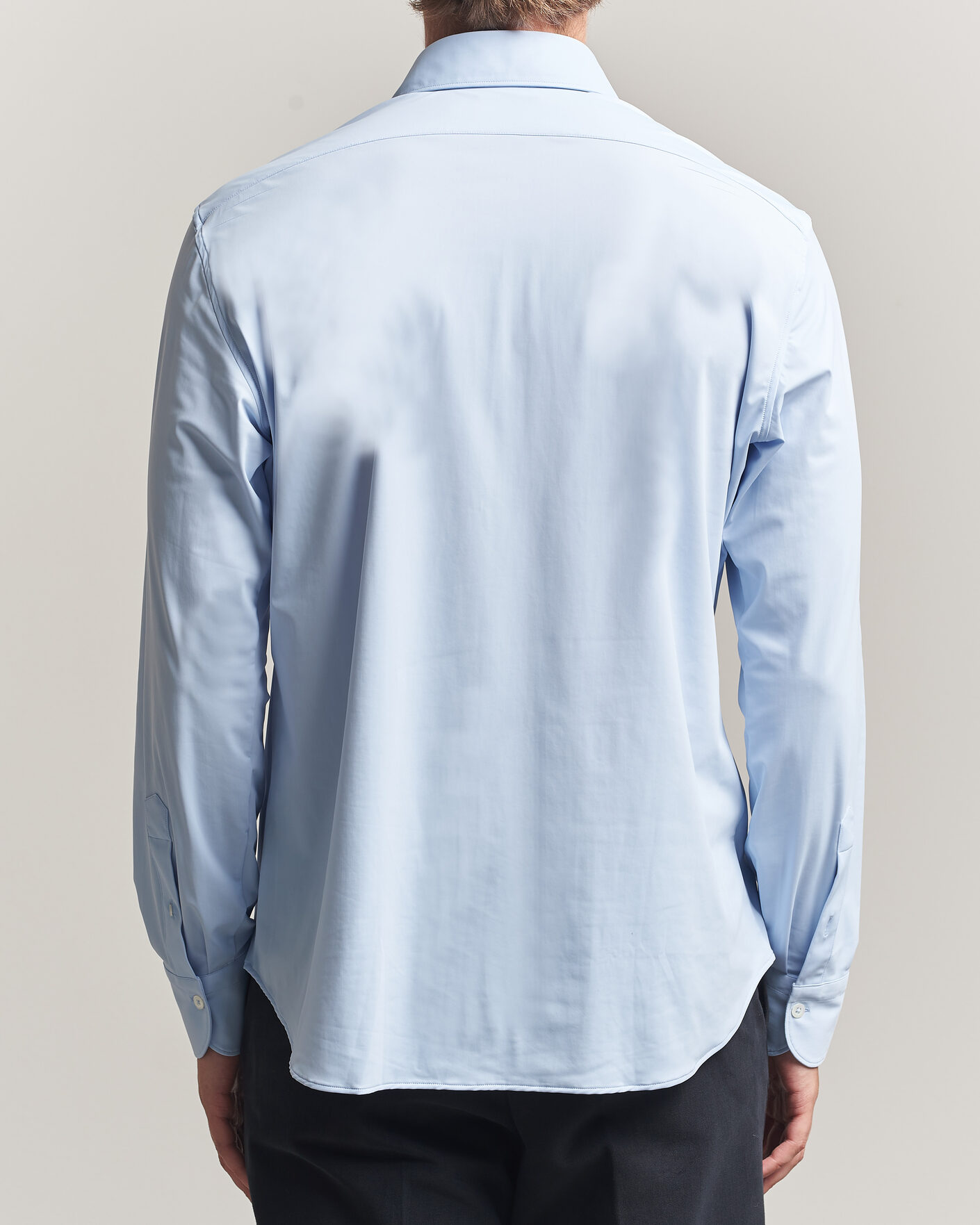 Homme | Chemises | Grigio | Jersey Shirt Light Blue