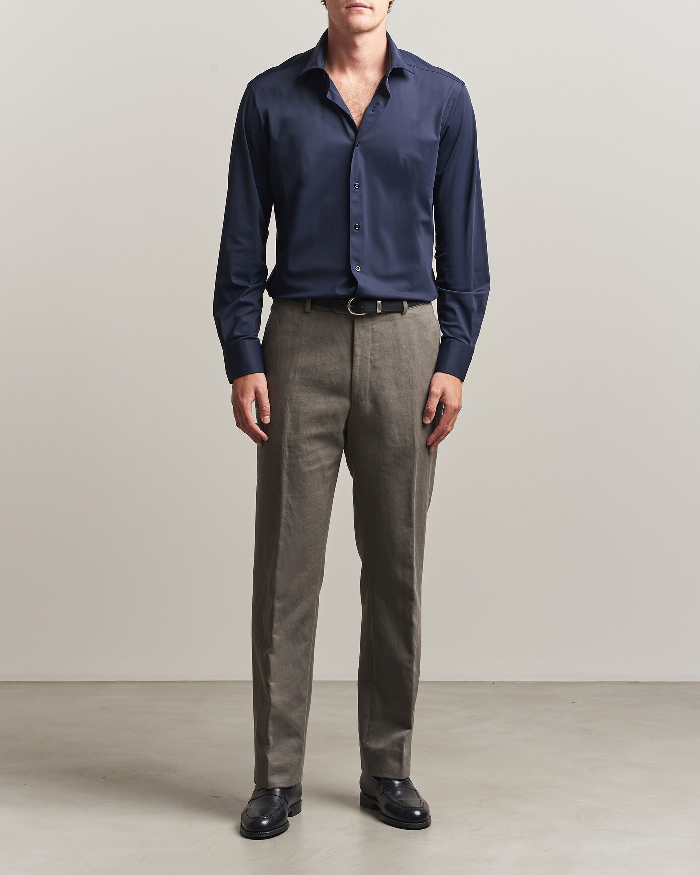 Homme | Chemises | Grigio | Jersey Shirt Navy