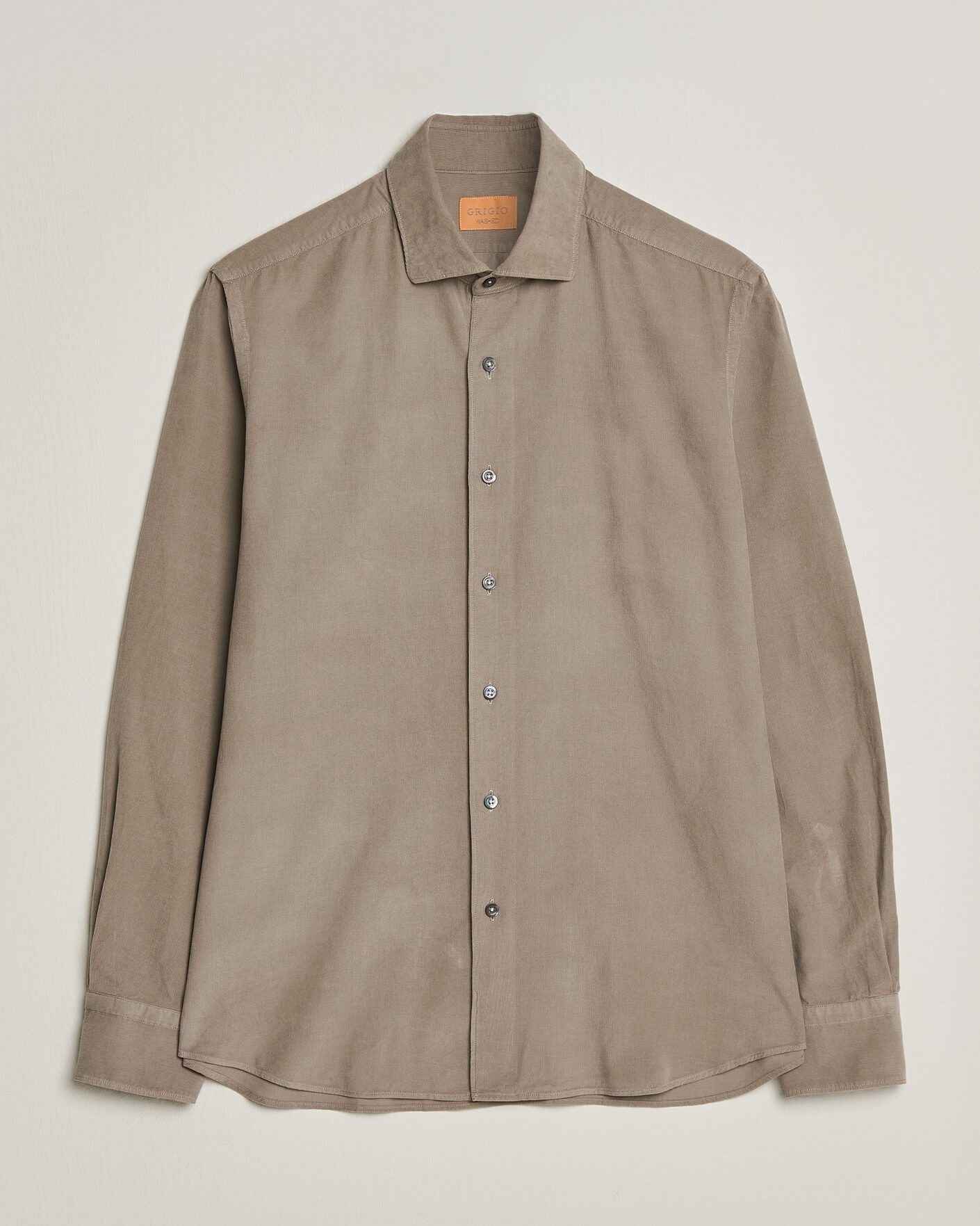 Homme | Chemises | Grigio | Corduroy Shirt Beige