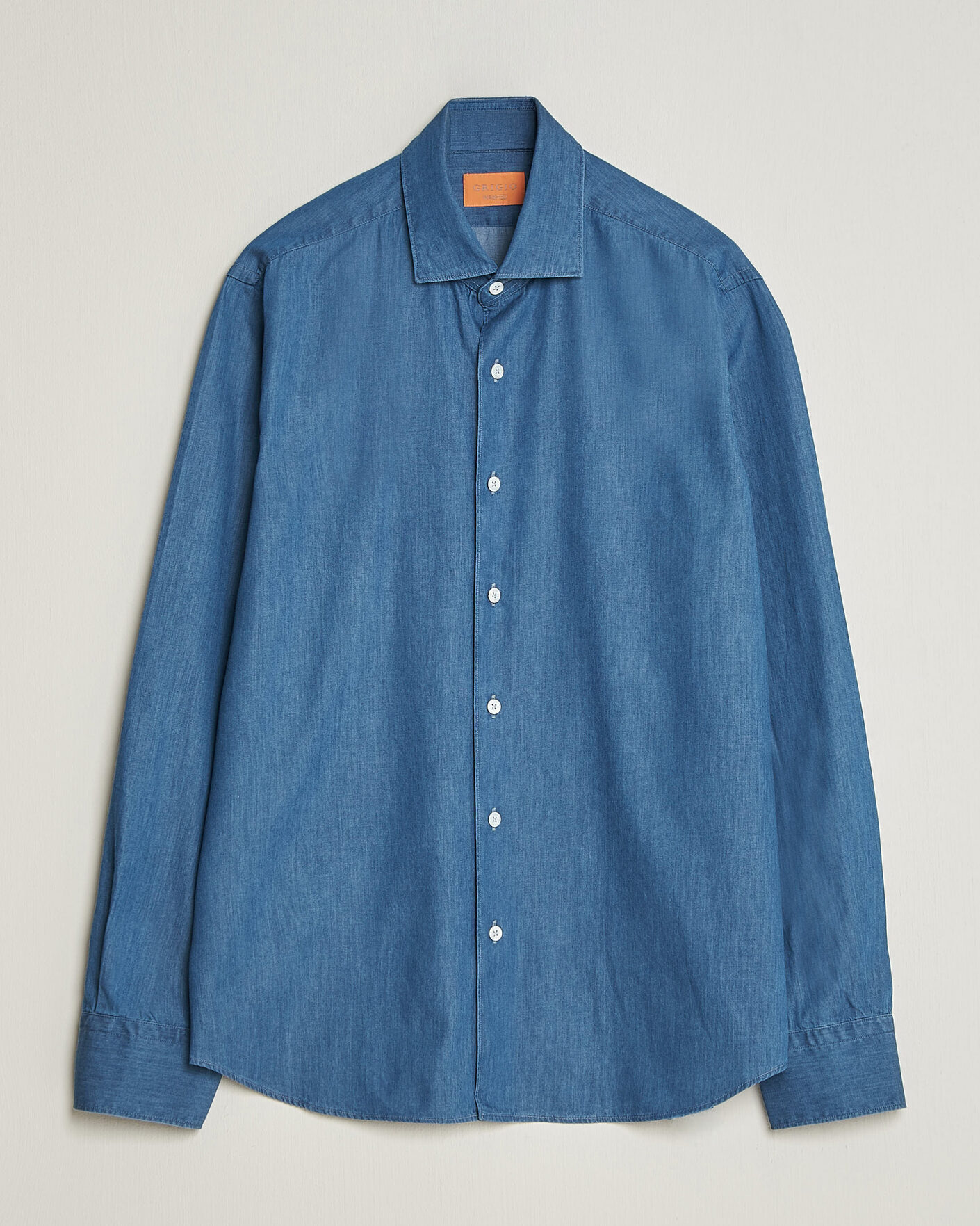 Heren | Overhemden | Grigio | Denim Shirt Light Blue