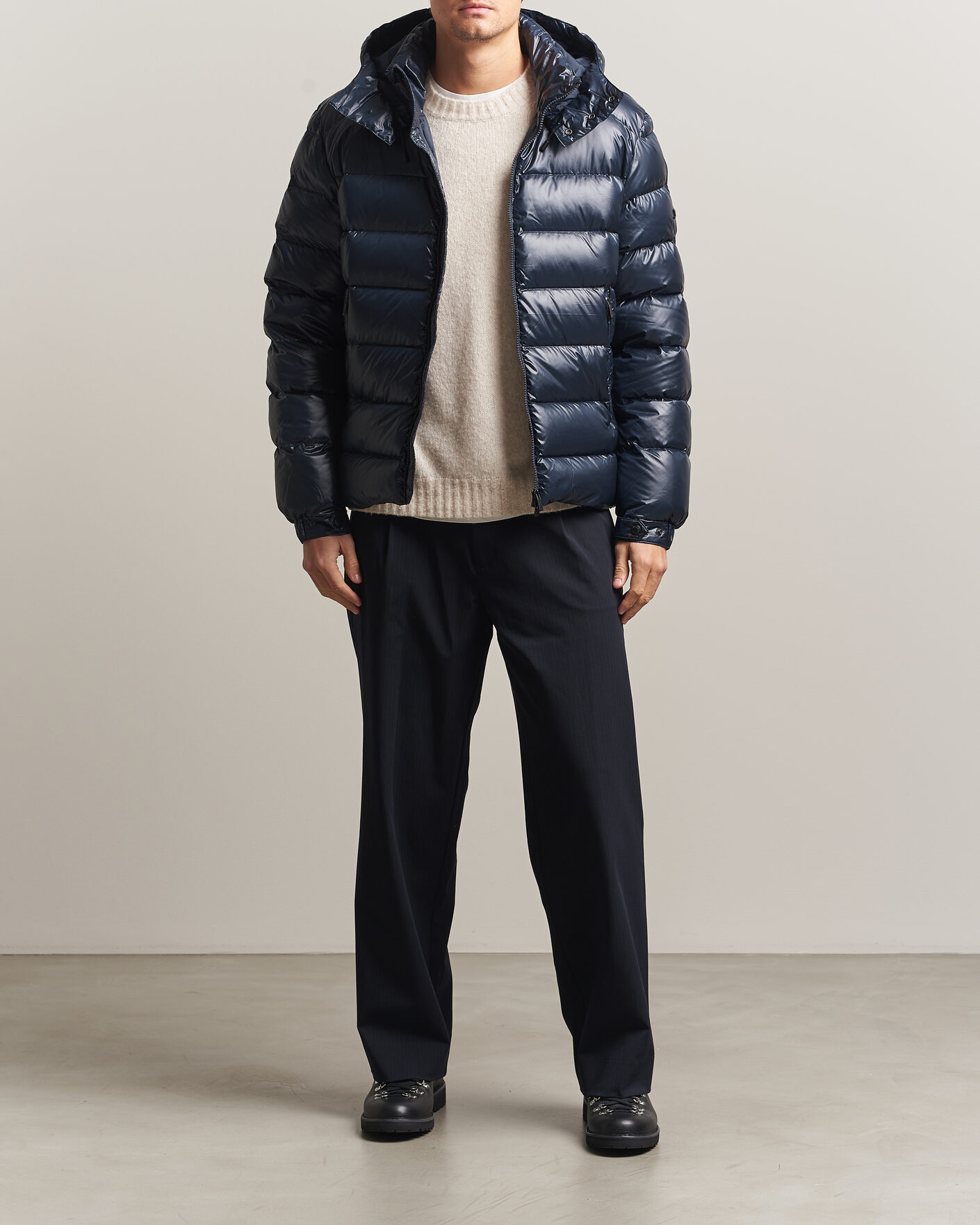 Heren | Jassen | J.Lindeberg | Creek Light Hooded Down Jacket JL Navy