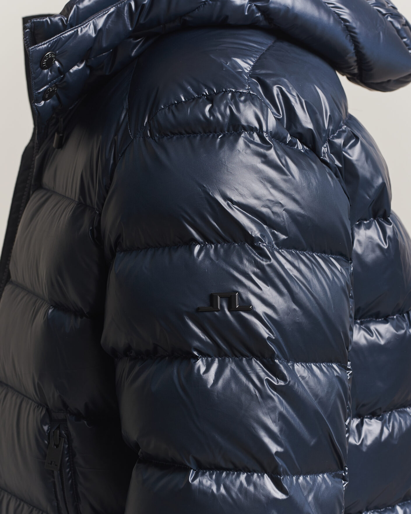 Heren | Jassen | J.Lindeberg | Creek Light Hooded Down Jacket JL Navy