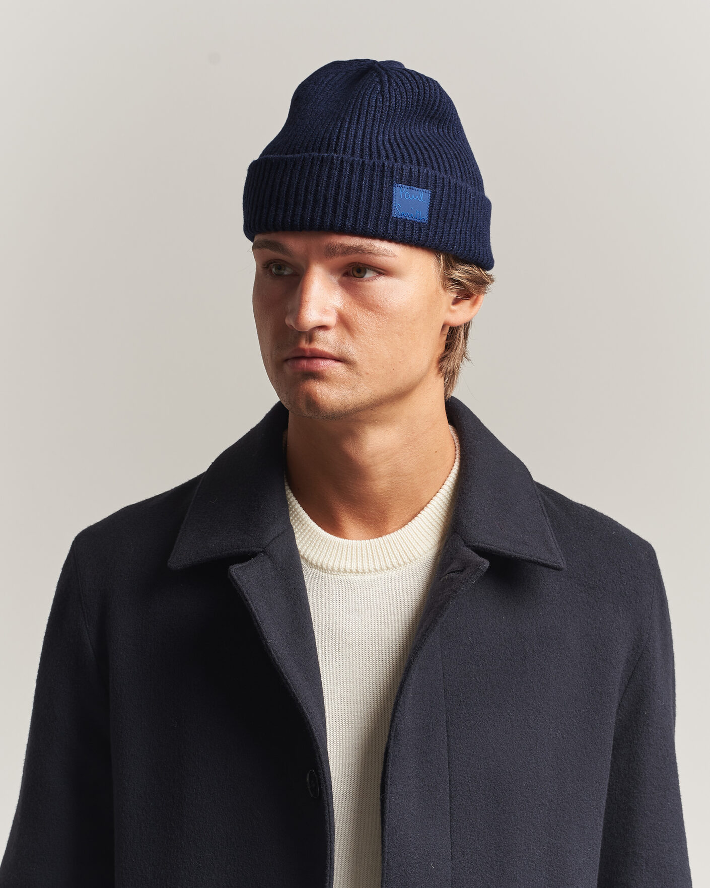 Homme | Bonnets | Paul Smith | Cashmere Beanie Navy