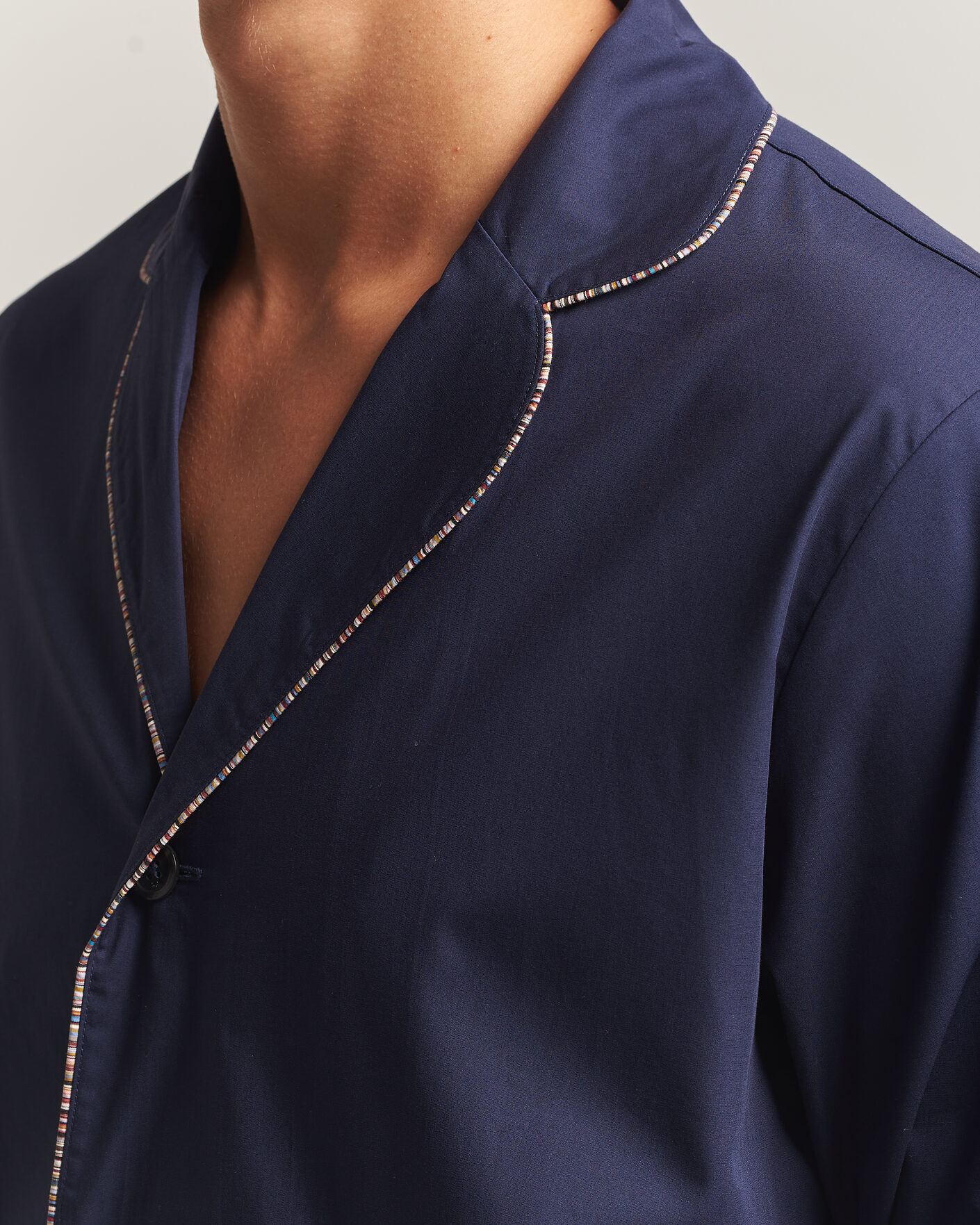 Heren | Pyjama's en gewaden | Paul Smith | Signature Piped Pyjama Set Navy