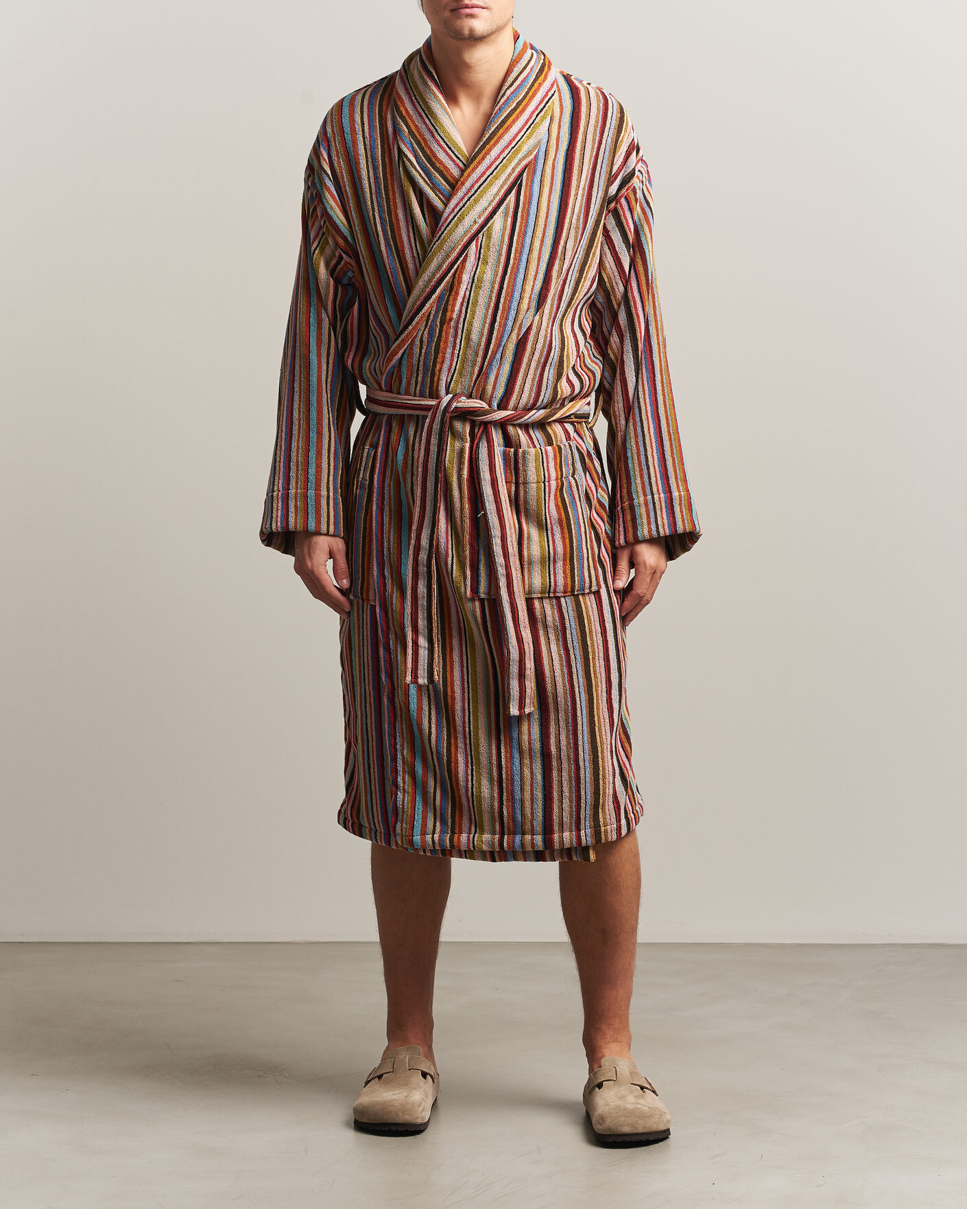 Heren | Pyjama's en gewaden | Paul Smith | Signature Stripe Robe Multi