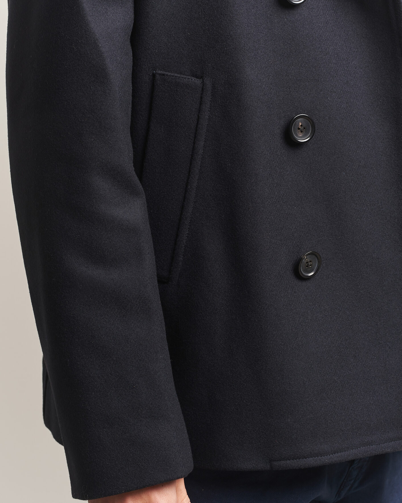 Heren | Jassen | PS Paul Smith | Wool Peacoat Navy